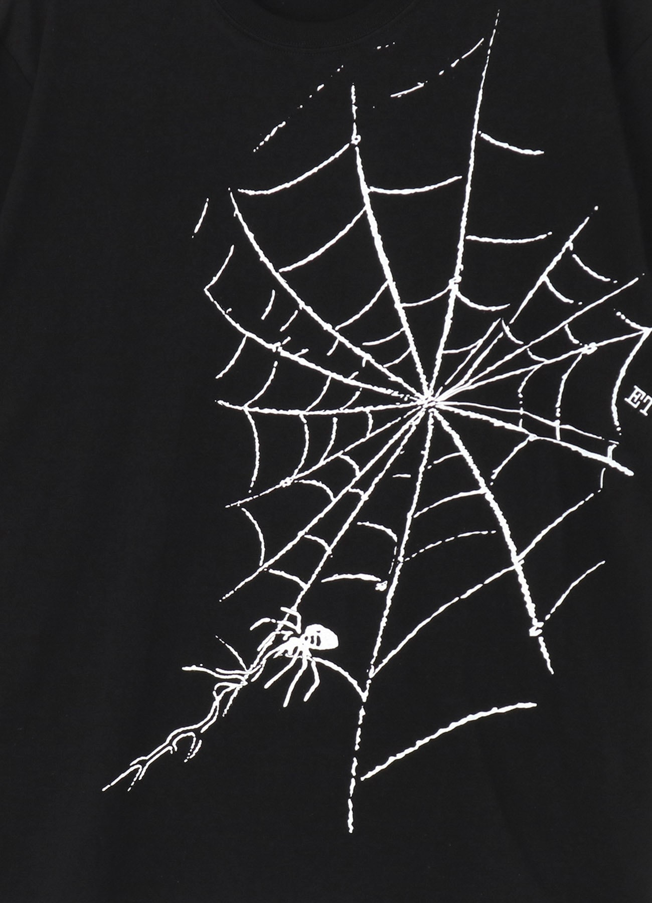 Jersey Coton Le T Shirt Spiderweb S Noir S Yte The Shop Yohji Yamamoto