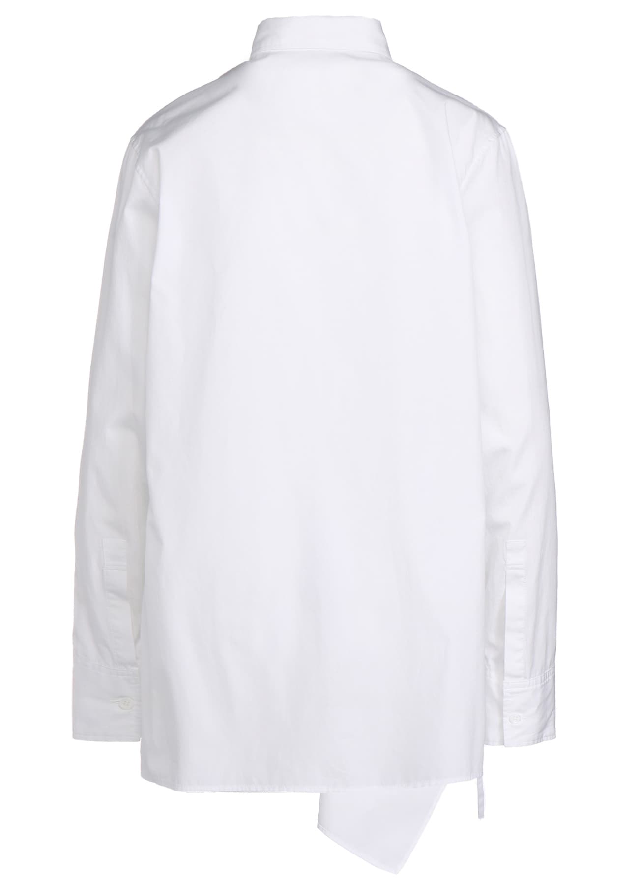 COTTON BROAD CLOTH DRAPED SHIRT(S White): S'YTE｜THE SHOP YOHJI 
