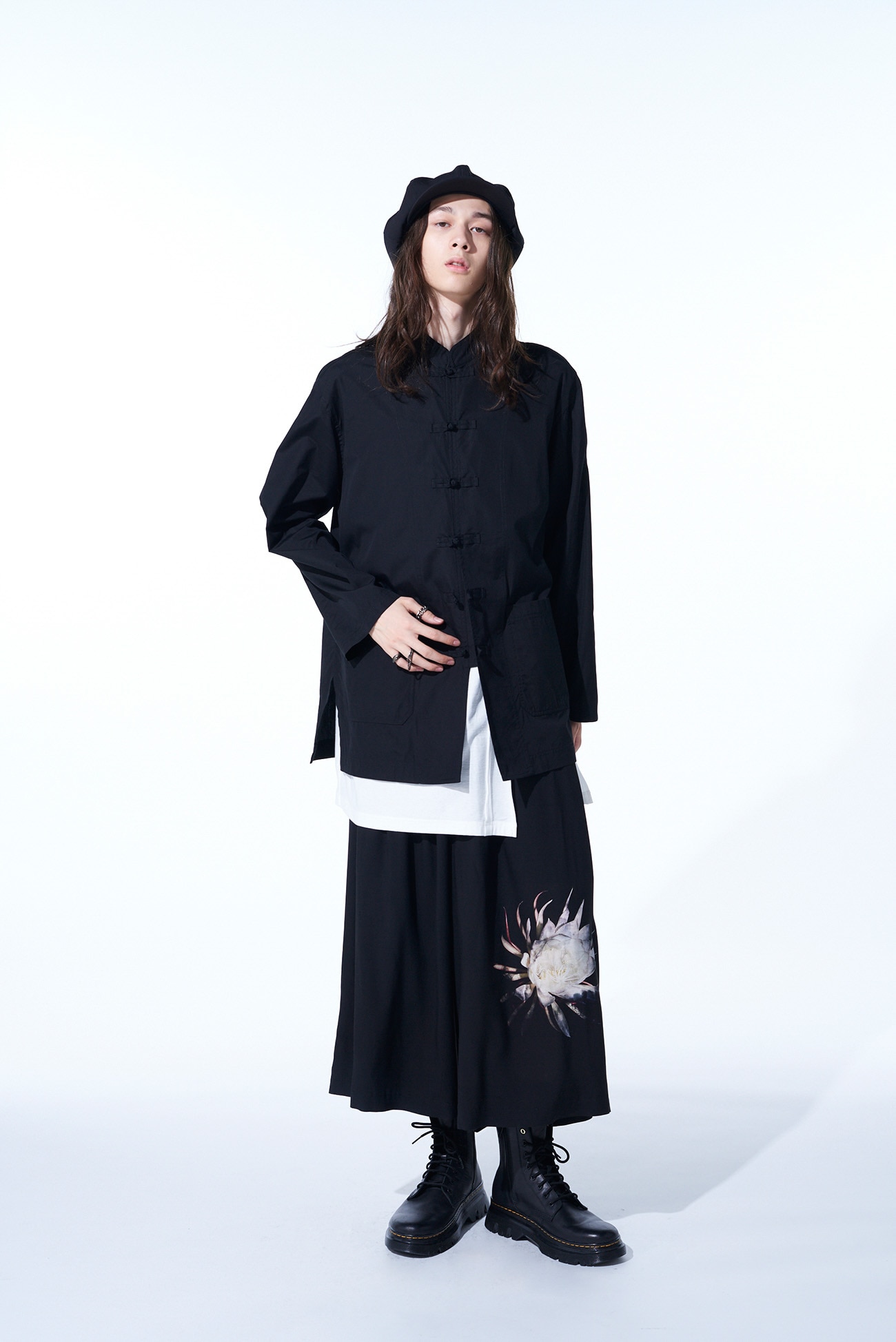 RAYON LOAN “QUEEN OF THE NIGHT“ PRINTED CULOTTE PANTS