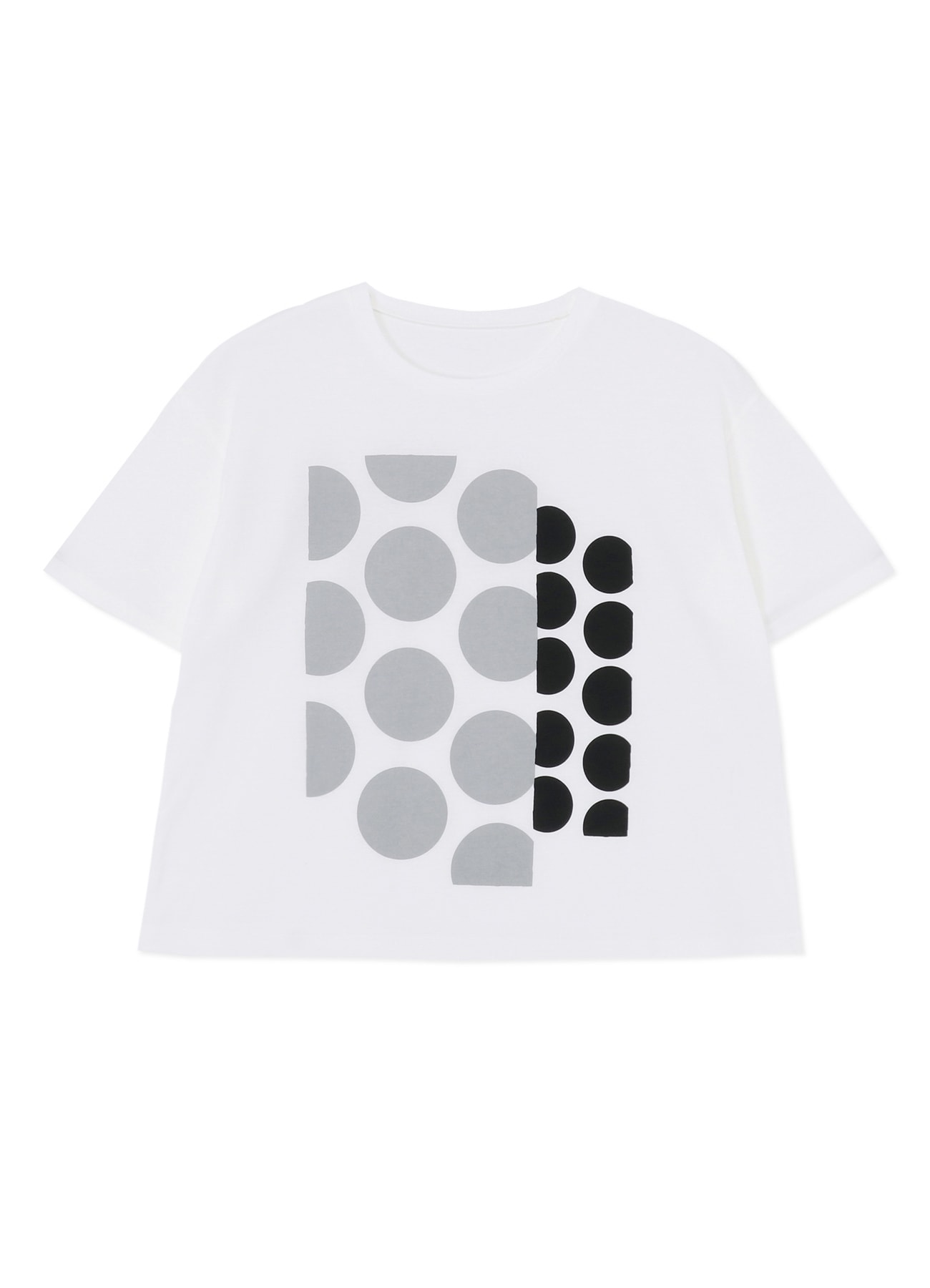 DOT PRINT WIDE T-SHIRT(FREE SIZE White): Y's for living｜THE SHOP