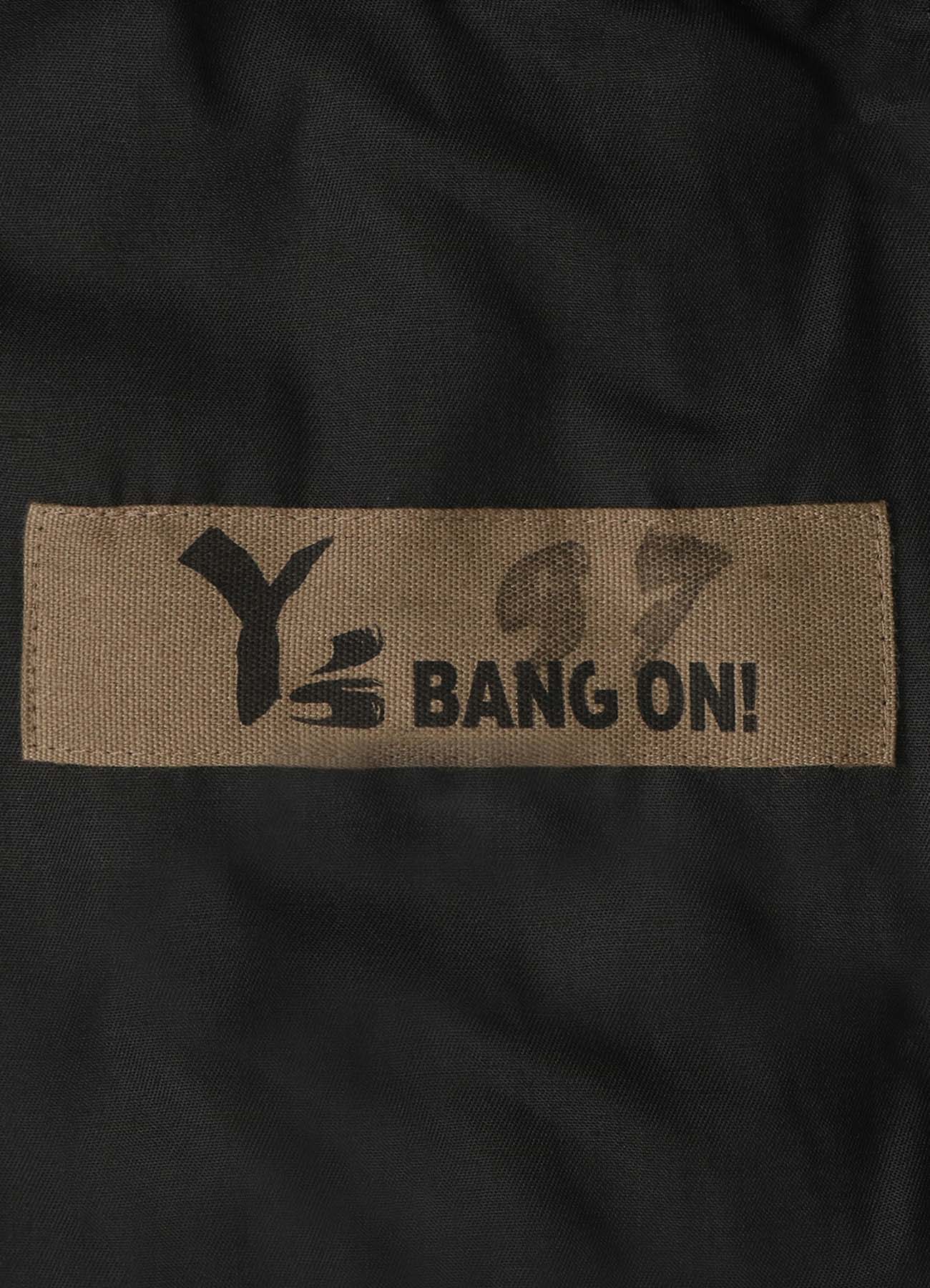 Y's BANG ON! No.97 Pleats sarouel-Pants Wool Flannel (S Black 