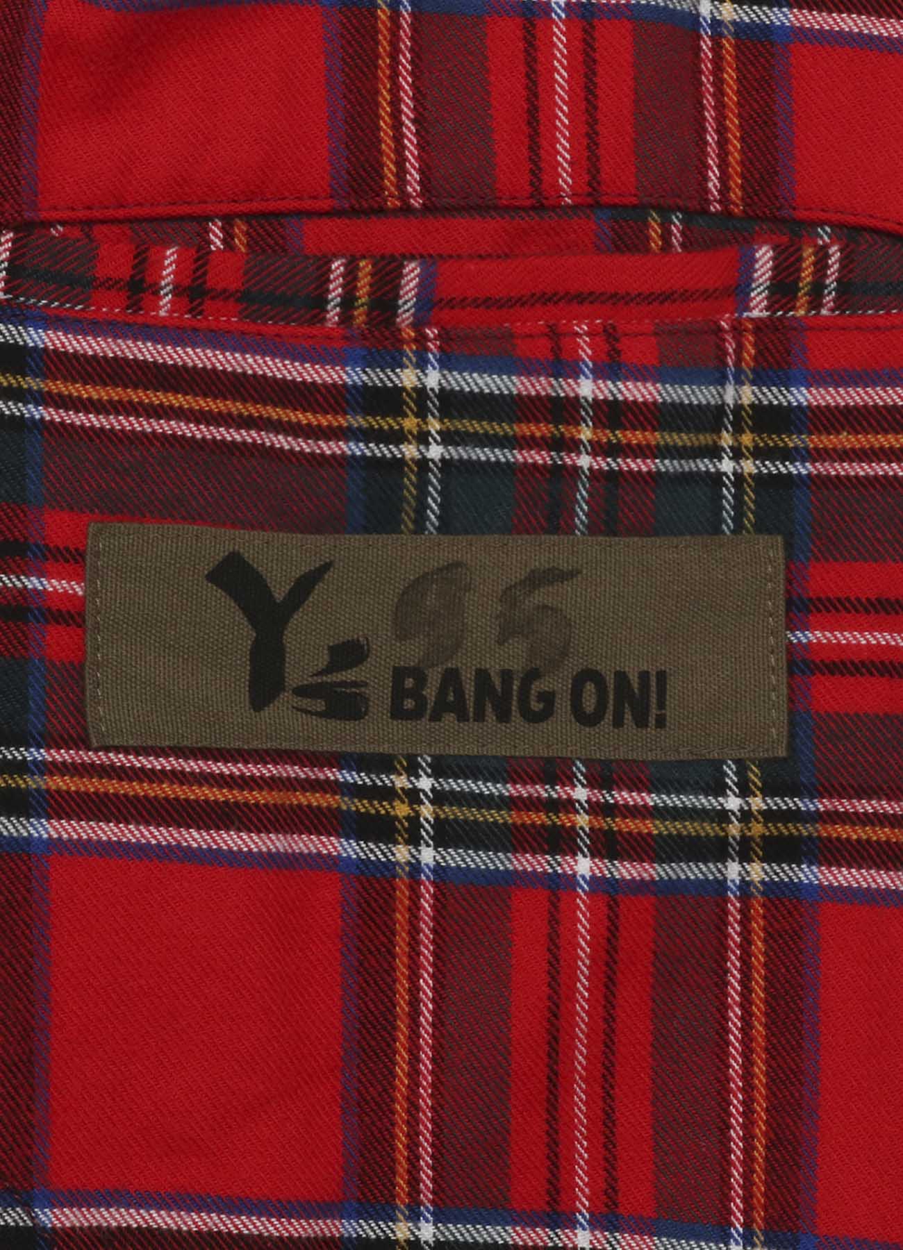 Y's BANG ON!No.95 Hooded-Vest Tartan check C