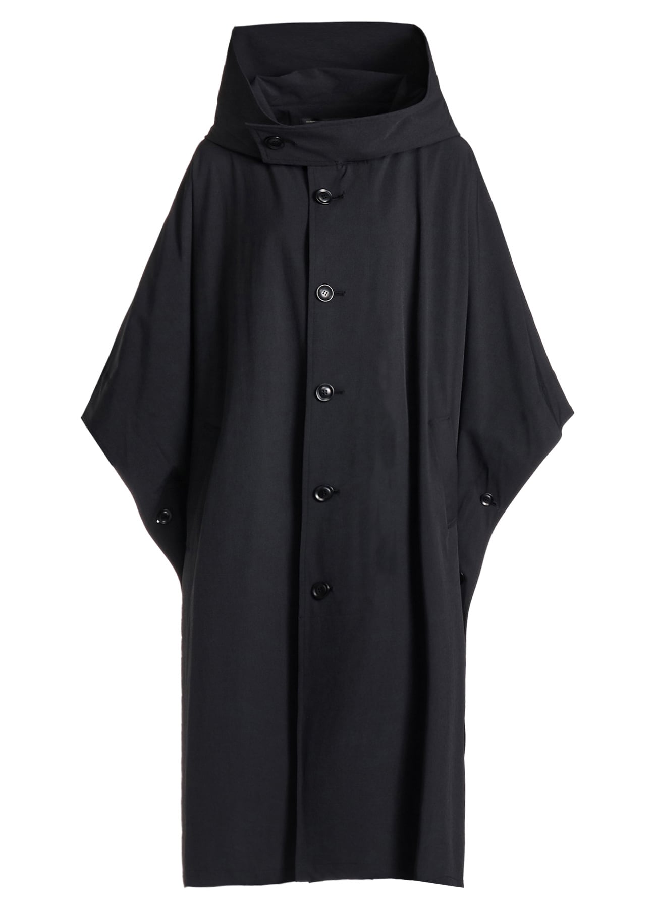 MATTE NYLON WEATHER CAPE