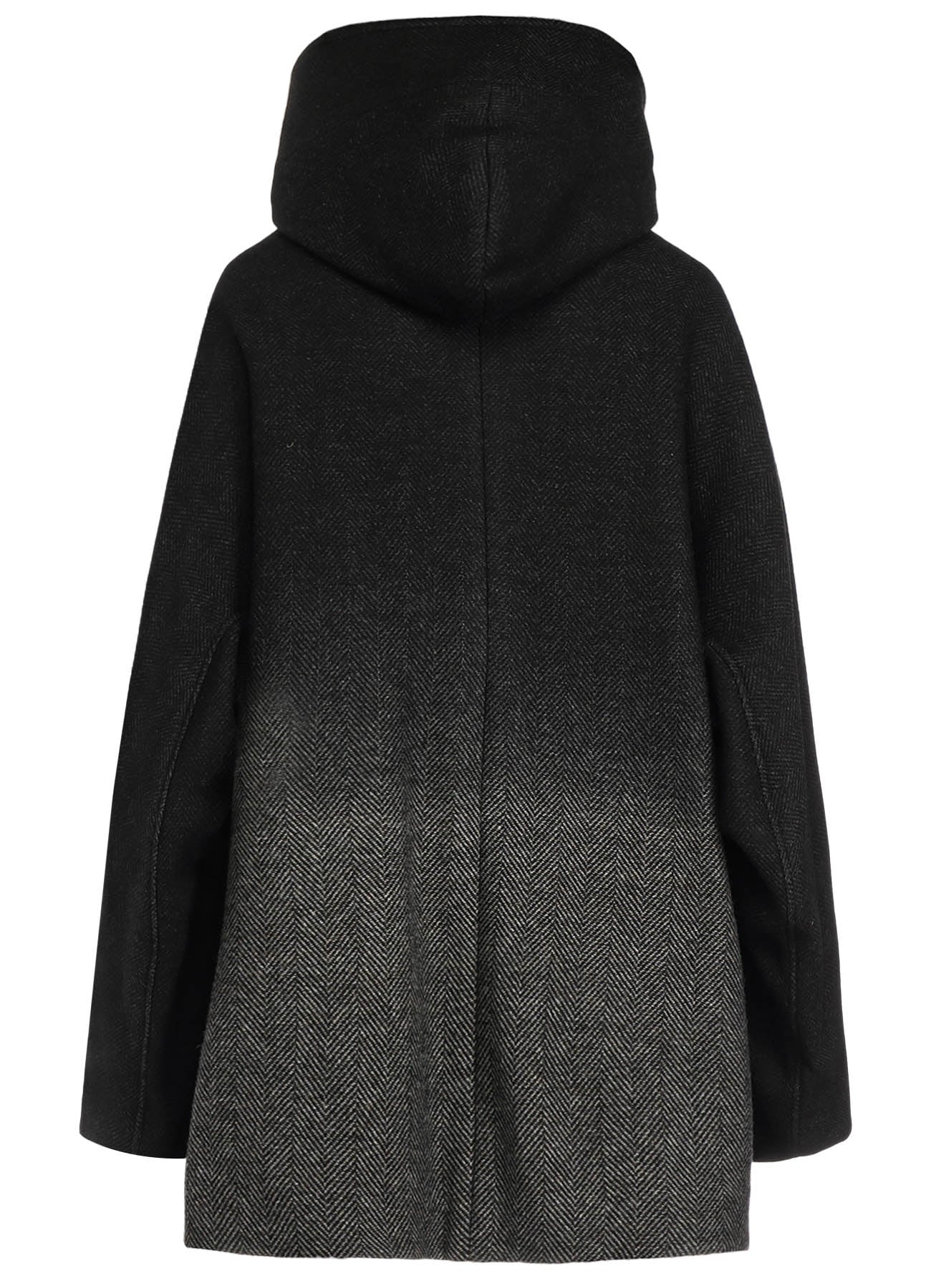 【9/20 12:00(JST) Release】WOOL HERRINGBONE GRADATION SHORT COAT