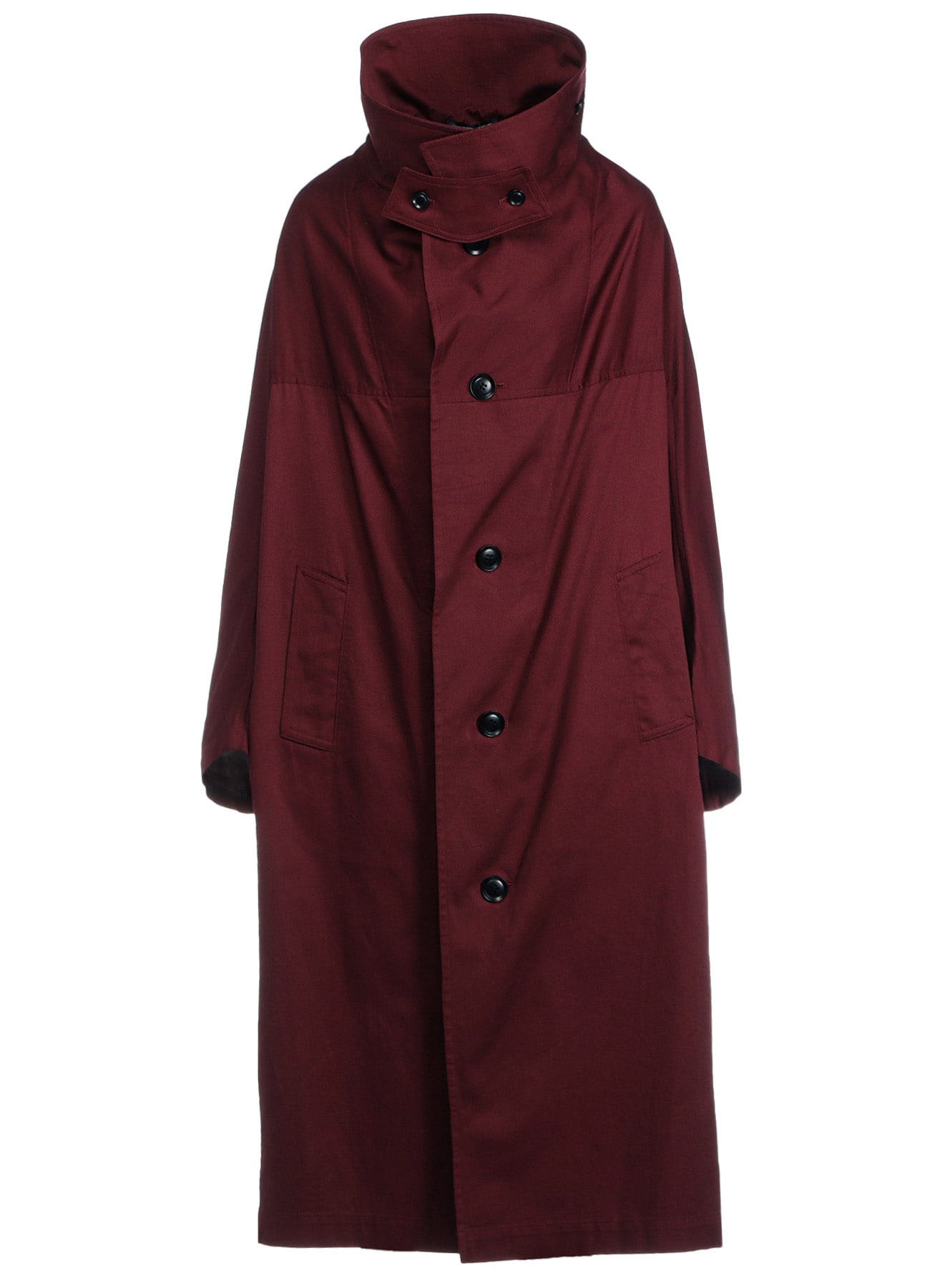 【8/9 12:00(JST) Release】[Y's BORN PRODUCT] COTTON TWILL LONG CAPE COAT