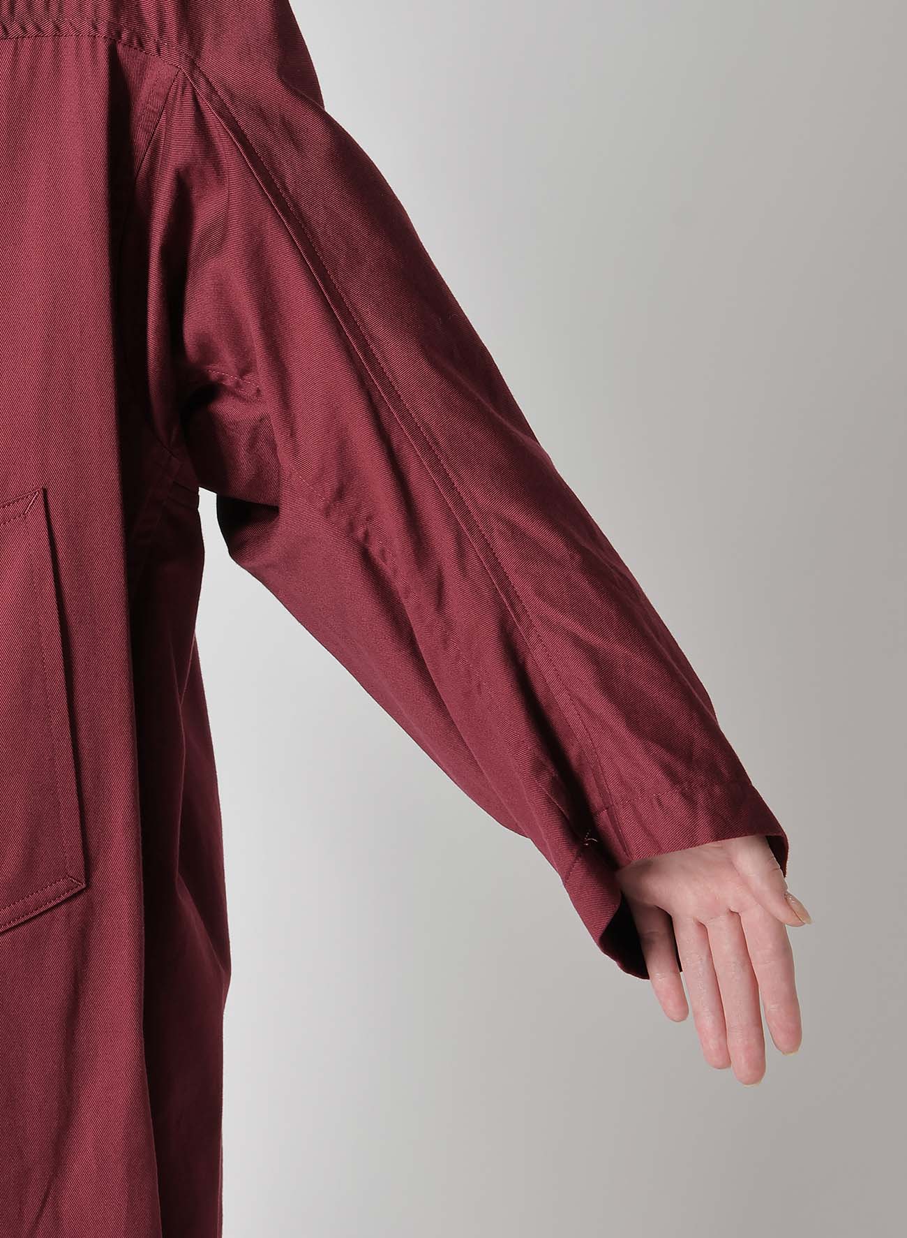 【8/9 12:00(JST) Release】[Y's BORN PRODUCT] COTTON TWILL LONG CAPE COAT