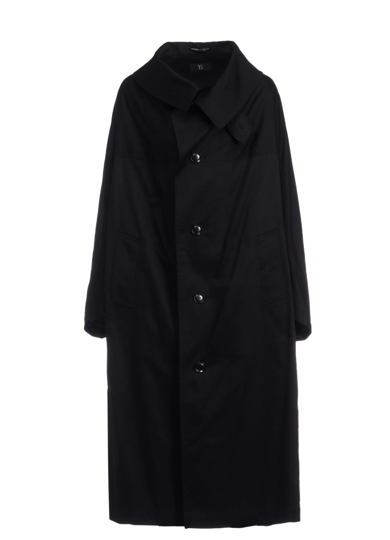 【8/9 12:00(JST) Release】[Y's BORN PRODUCT] COTTON TWILL LONG CAPE COAT