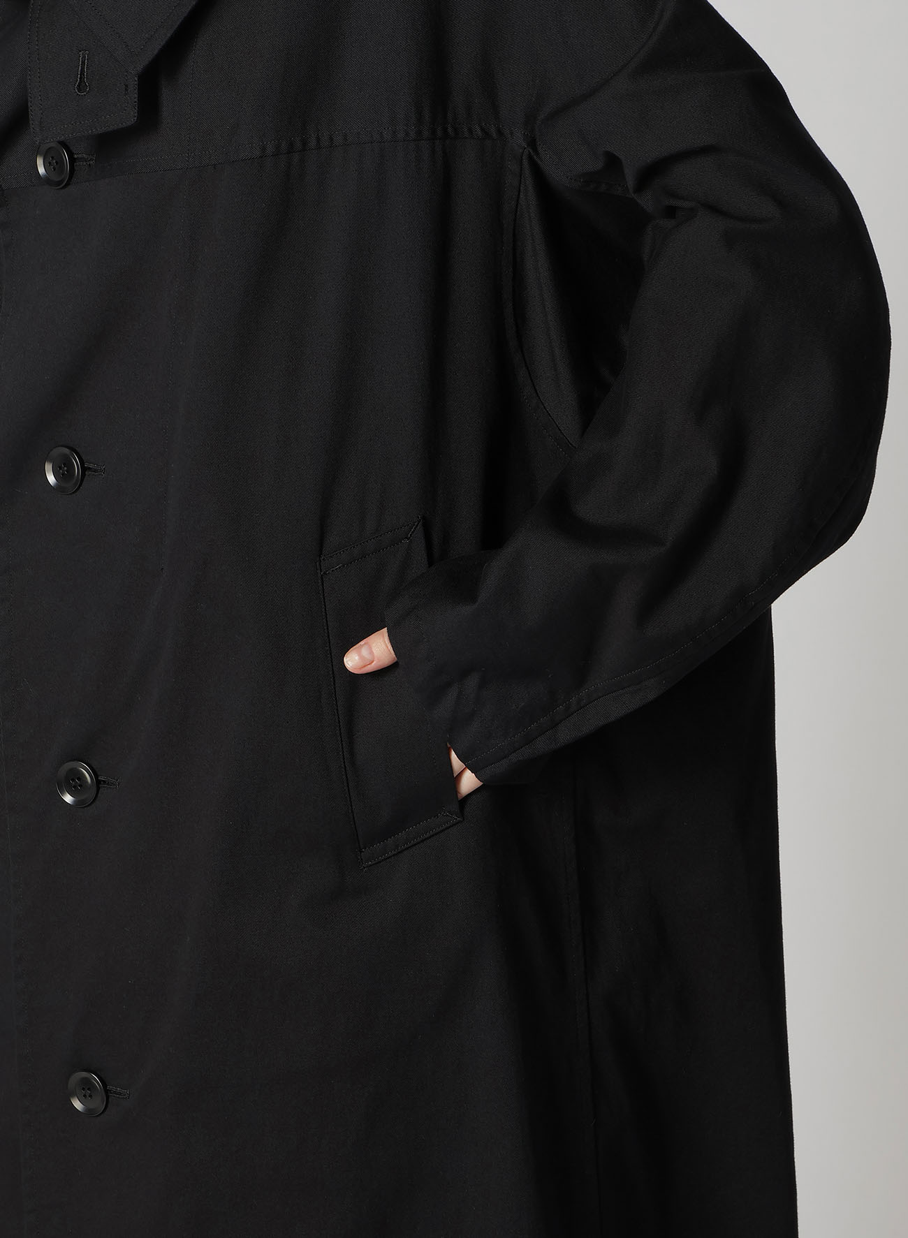 【8/9 12:00(JST) Release】[Y's BORN PRODUCT] COTTON TWILL LONG CAPE COAT