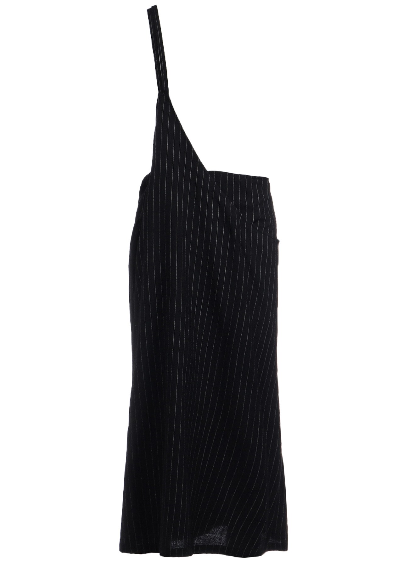 【9/20 12:00(JST) Release】WOOL STRIPE ASYMMETRIC SINGLE STRAP DRESS