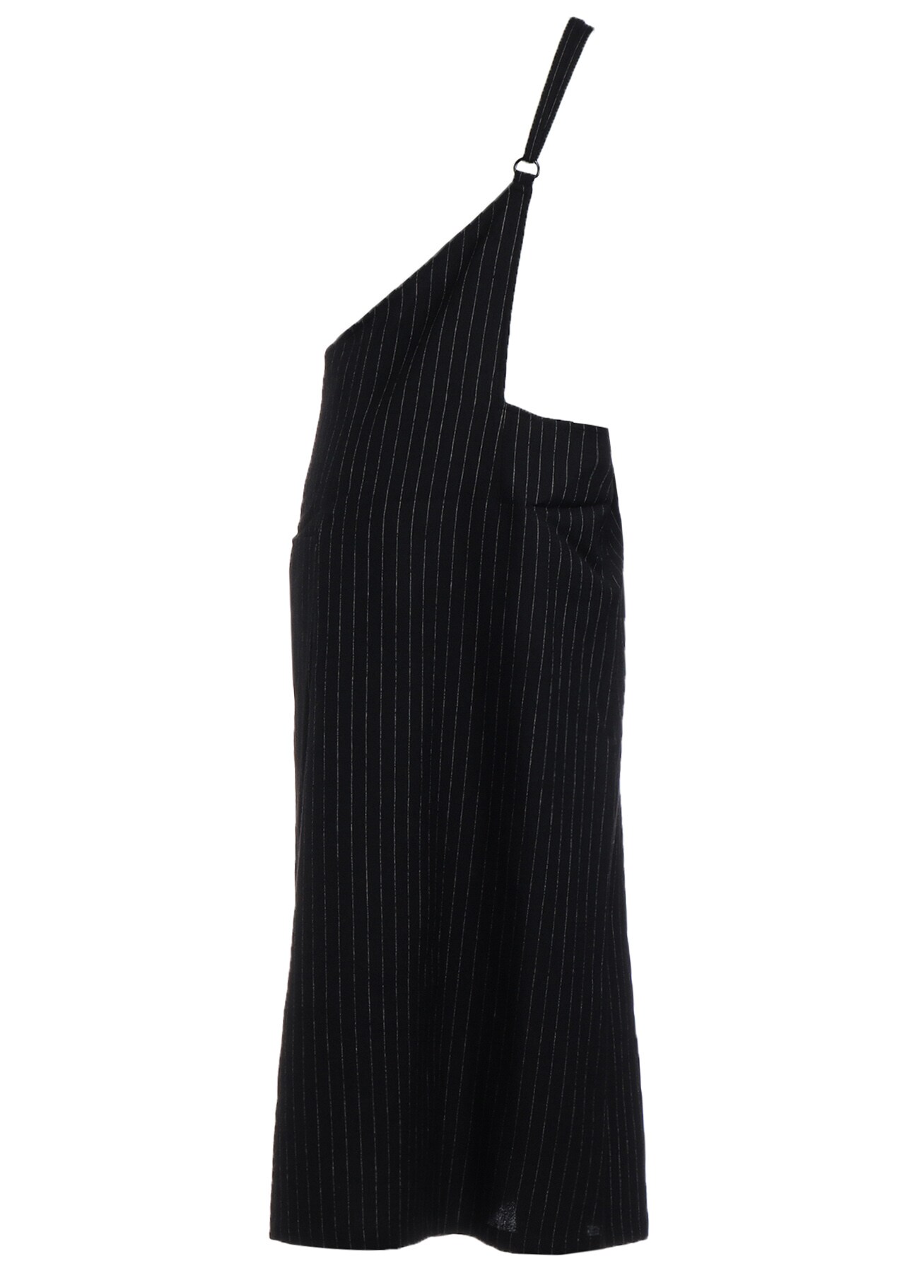 【9/20 12:00(JST) Release】WOOL STRIPE ASYMMETRIC SINGLE STRAP DRESS