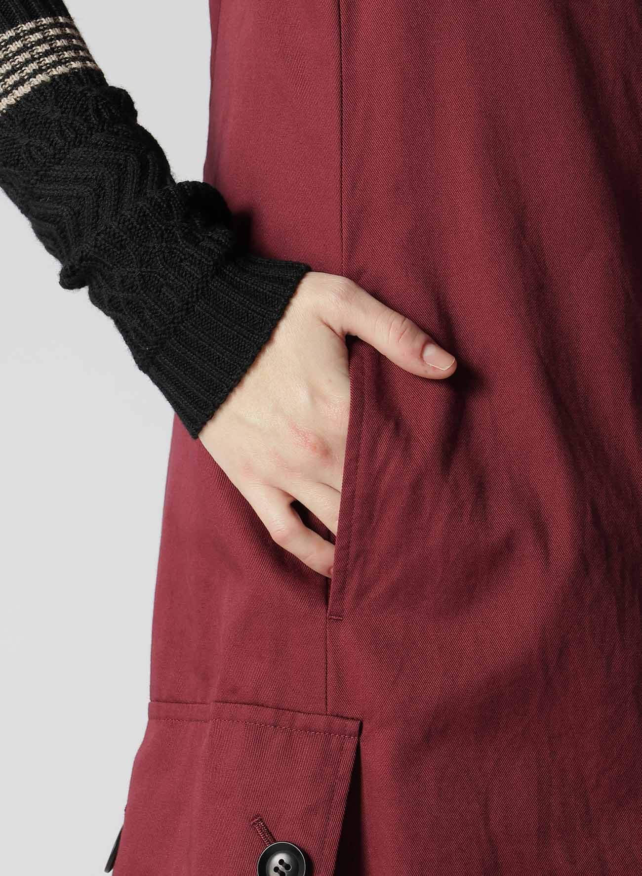 [Y's BORN PRODUCT] COTTON TWILL WORK DRESS