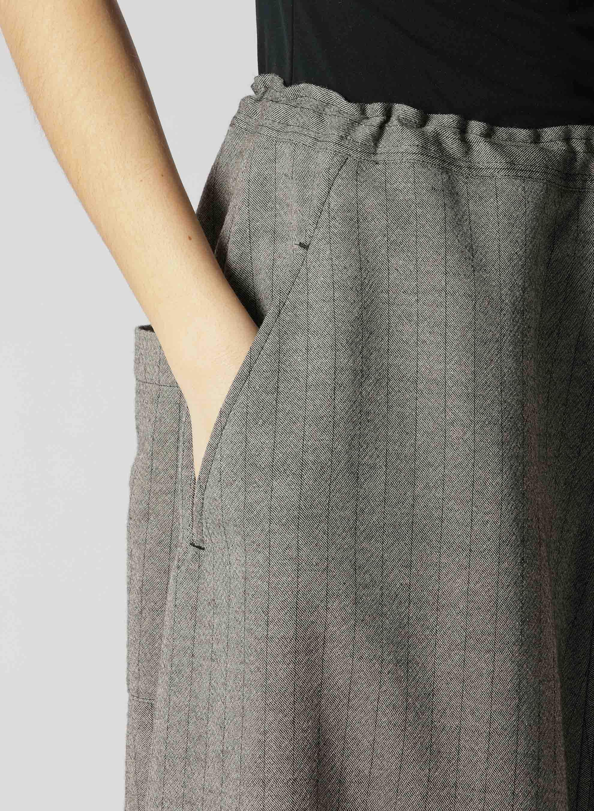 【9/20 12:00(JST) Release】WOOL STRIPE SAROUEL PANTS