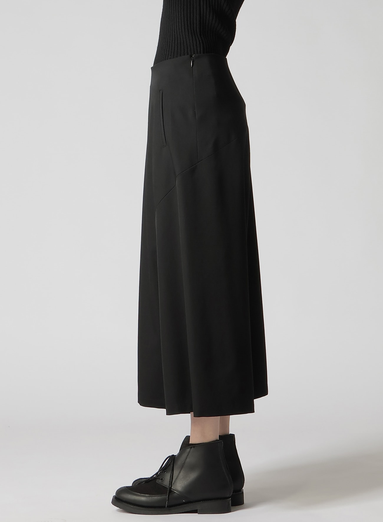 WOOL GABARDINE BACK YORK SKIRT PANTS