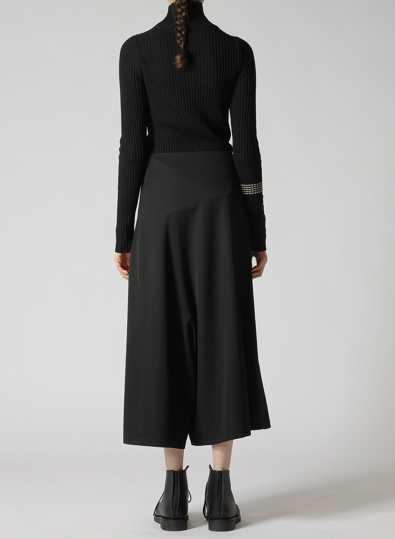 WOOL GABARDINE BACK YORK SKIRT PANTS