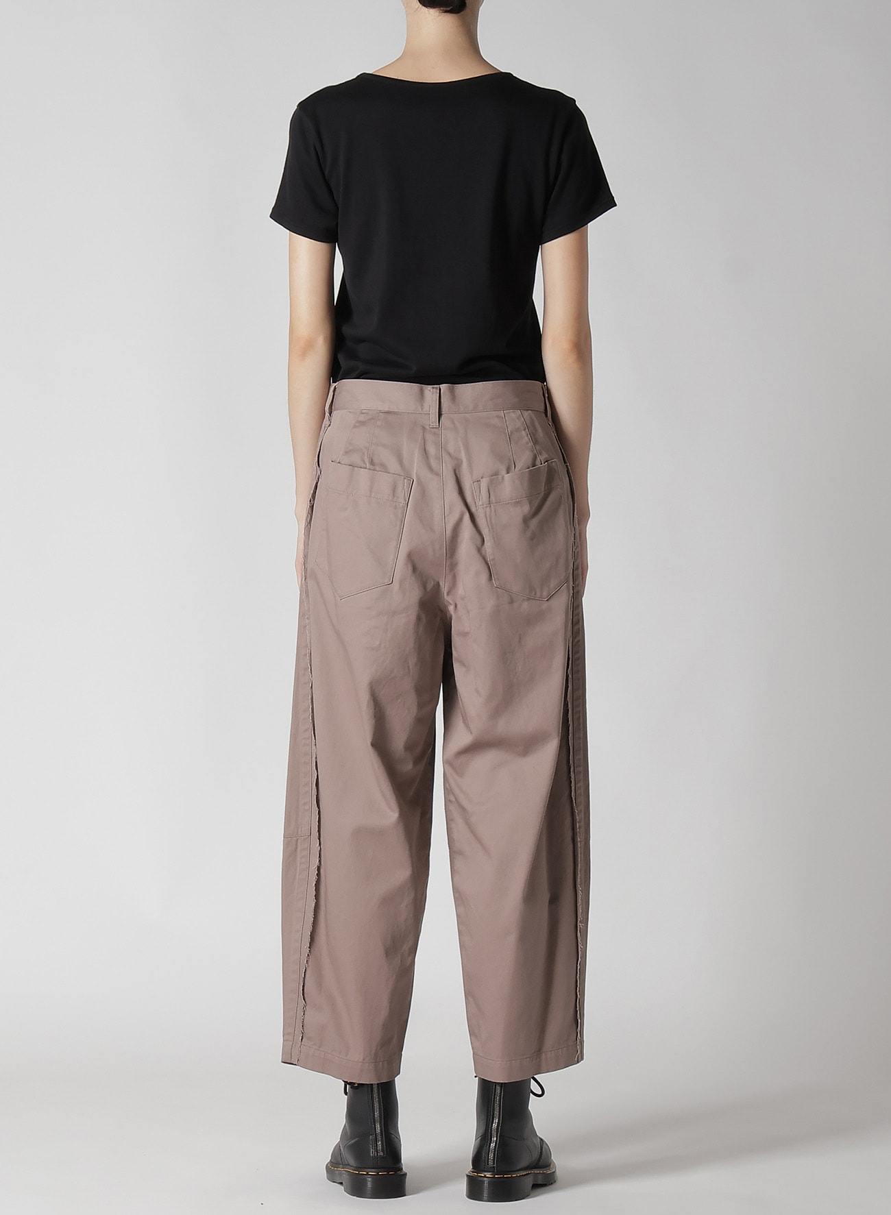 [Y's BORN PRODUCT] COTTON TWILL CUT LINE KNEE PANTS