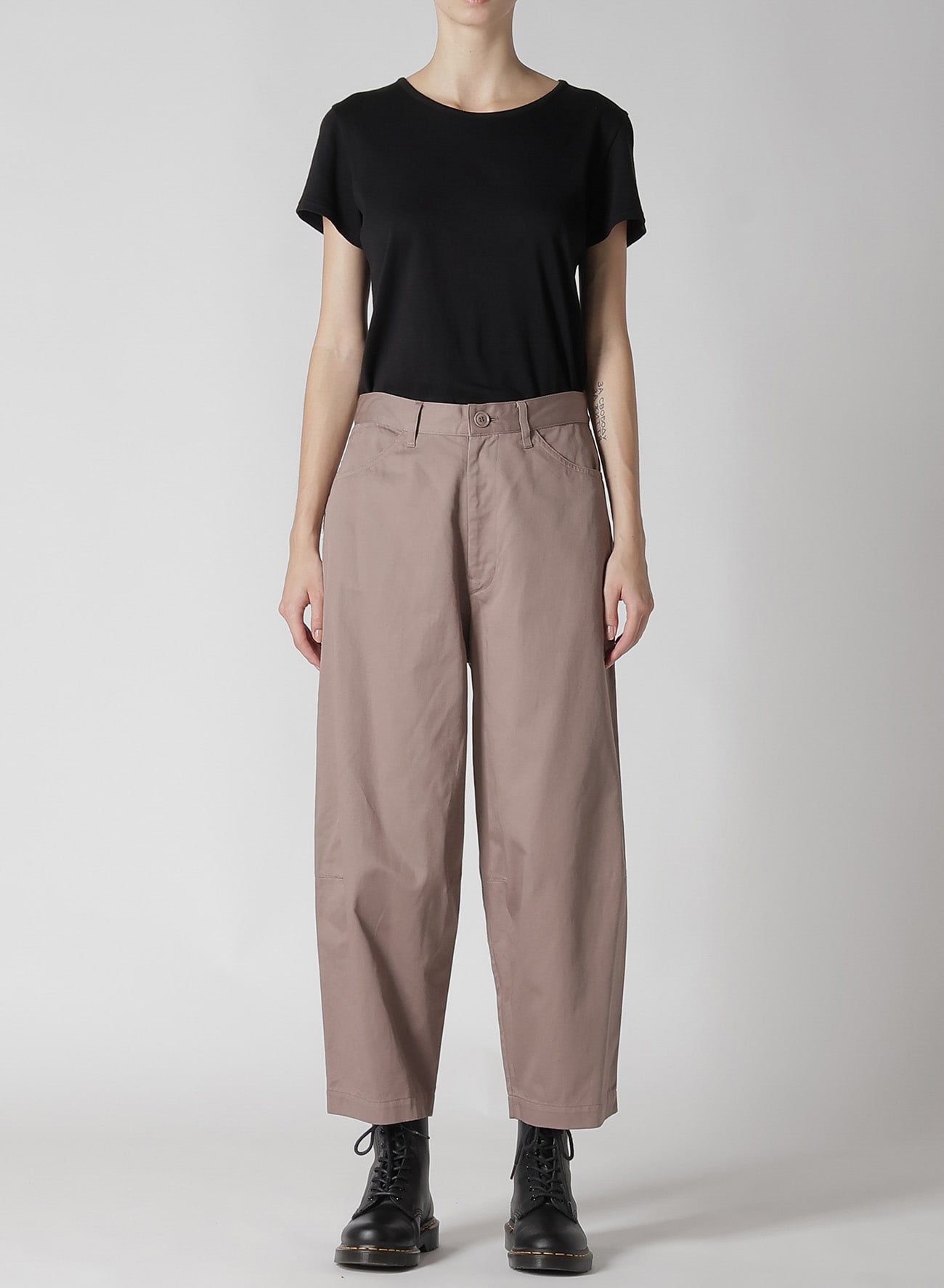 [Y's BORN PRODUCT] COTTON TWILL CUT LINE KNEE PANTS