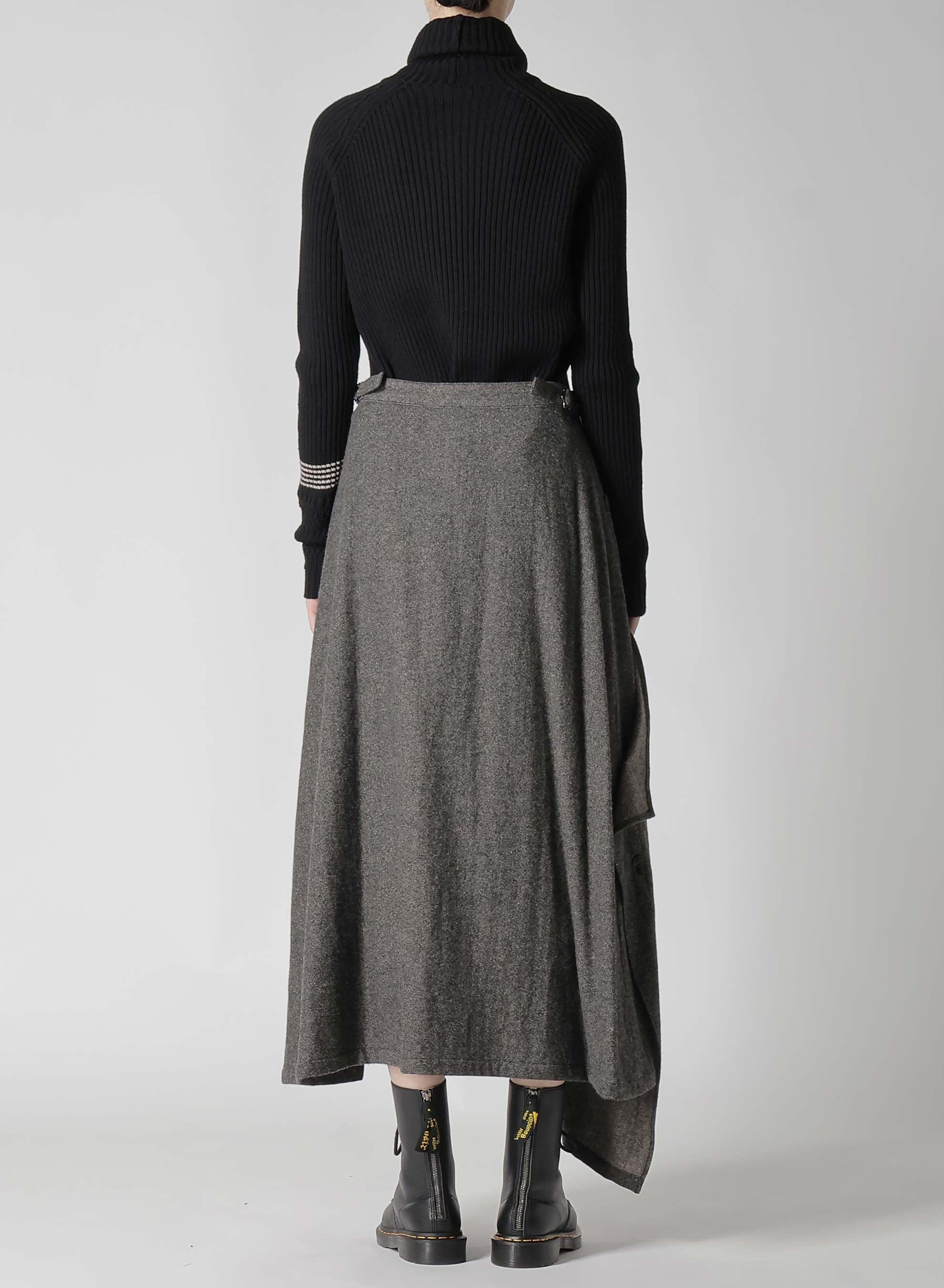 【9/20 12:00(JST) Release】WOOL FLANNEL FLARE SKIRT