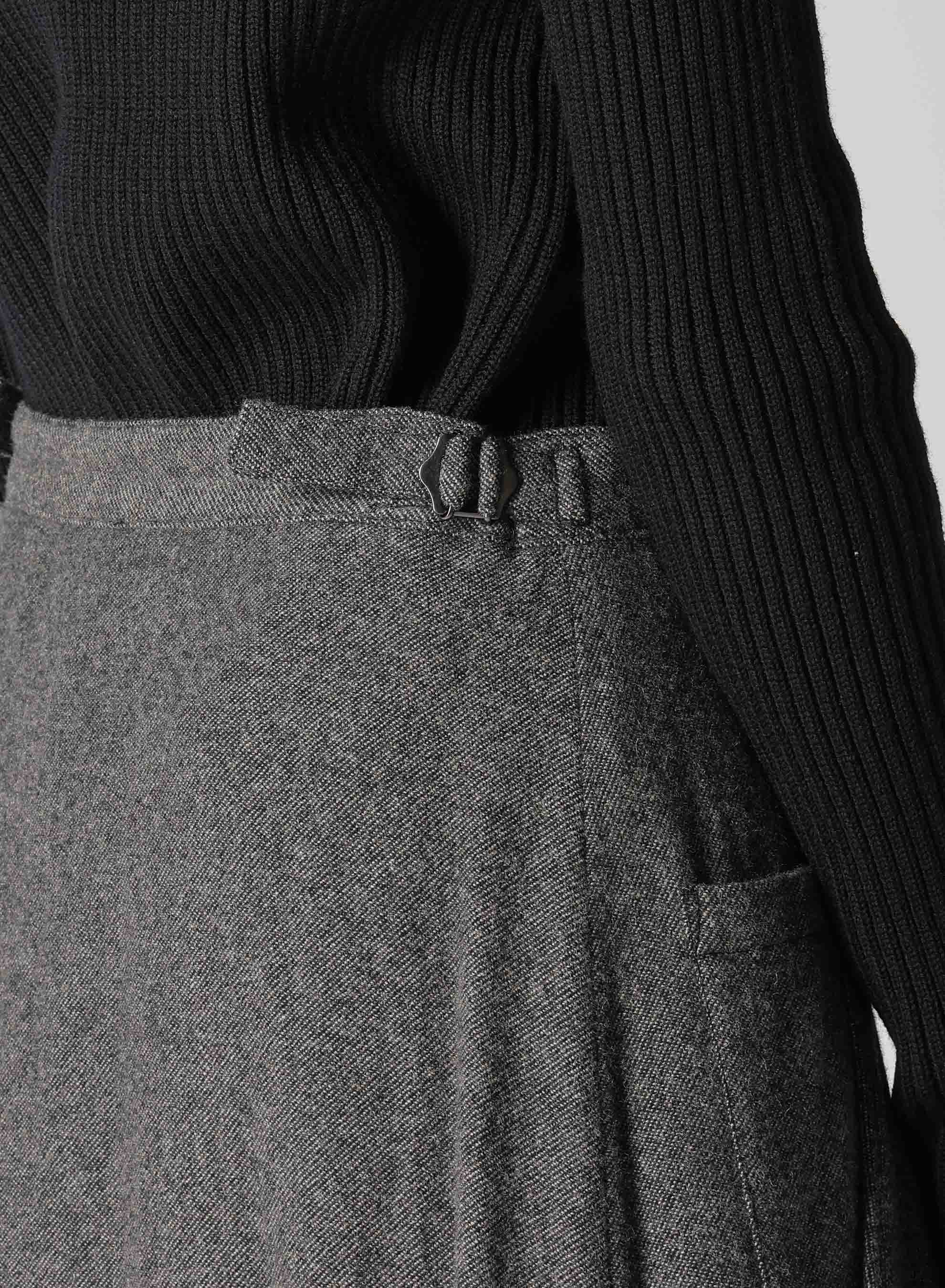 【9/20 12:00(JST) Release】WOOL FLANNEL FLARE SKIRT