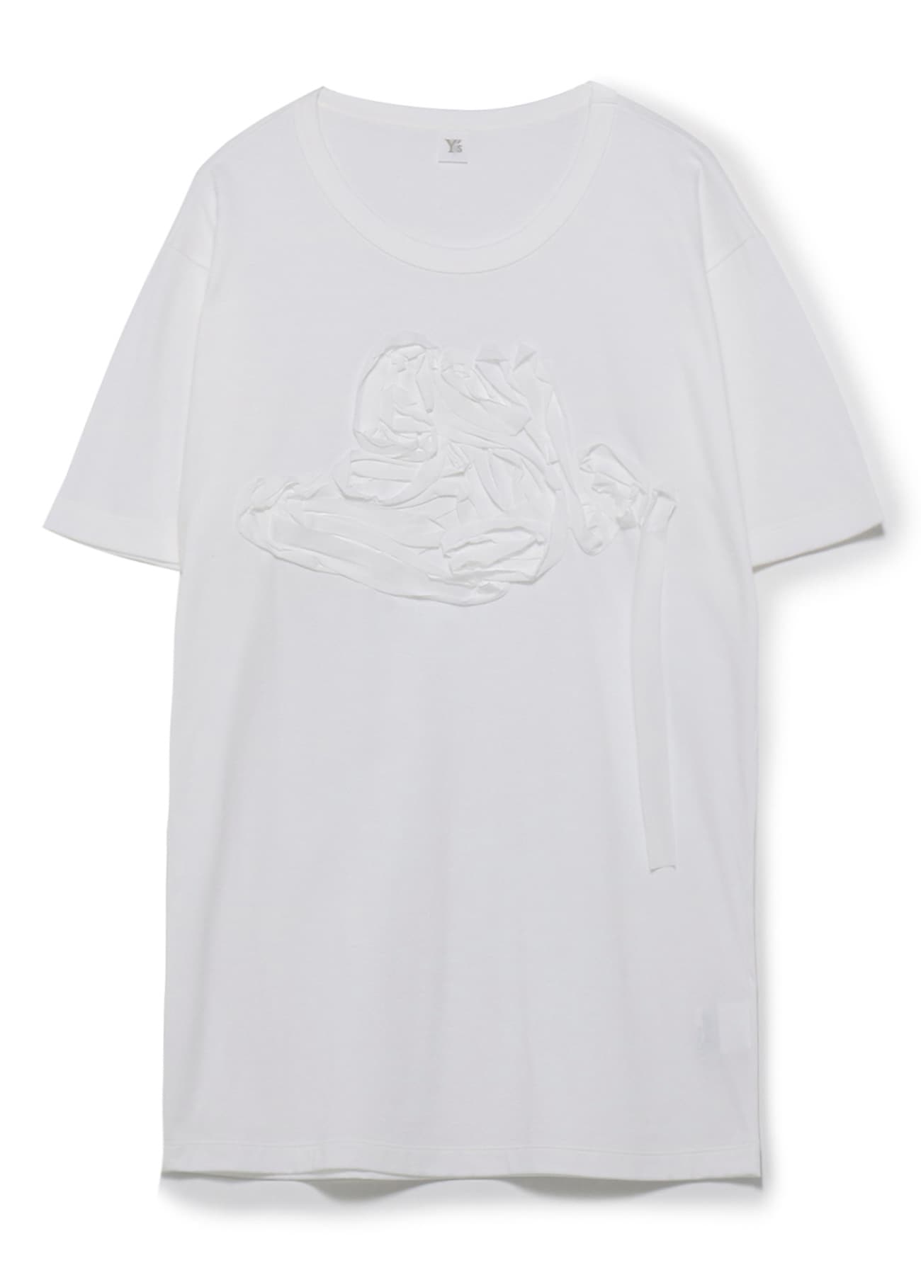 CORD EMBROIDERY ROUND NECK T-SHIRT