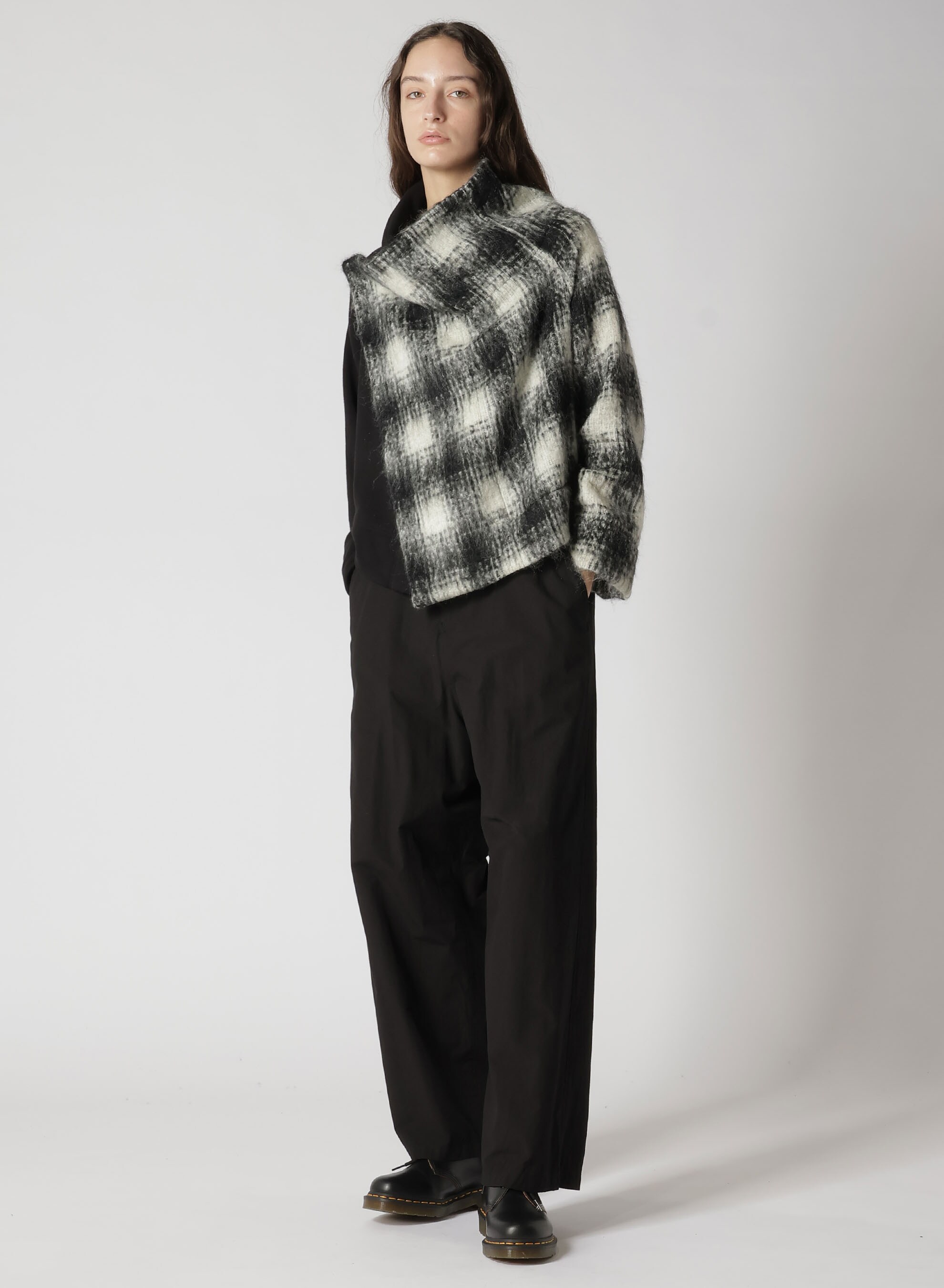 【9/20 12:00(JST) Release】COTTON×WOOL MOHAIR PLAID JACKET