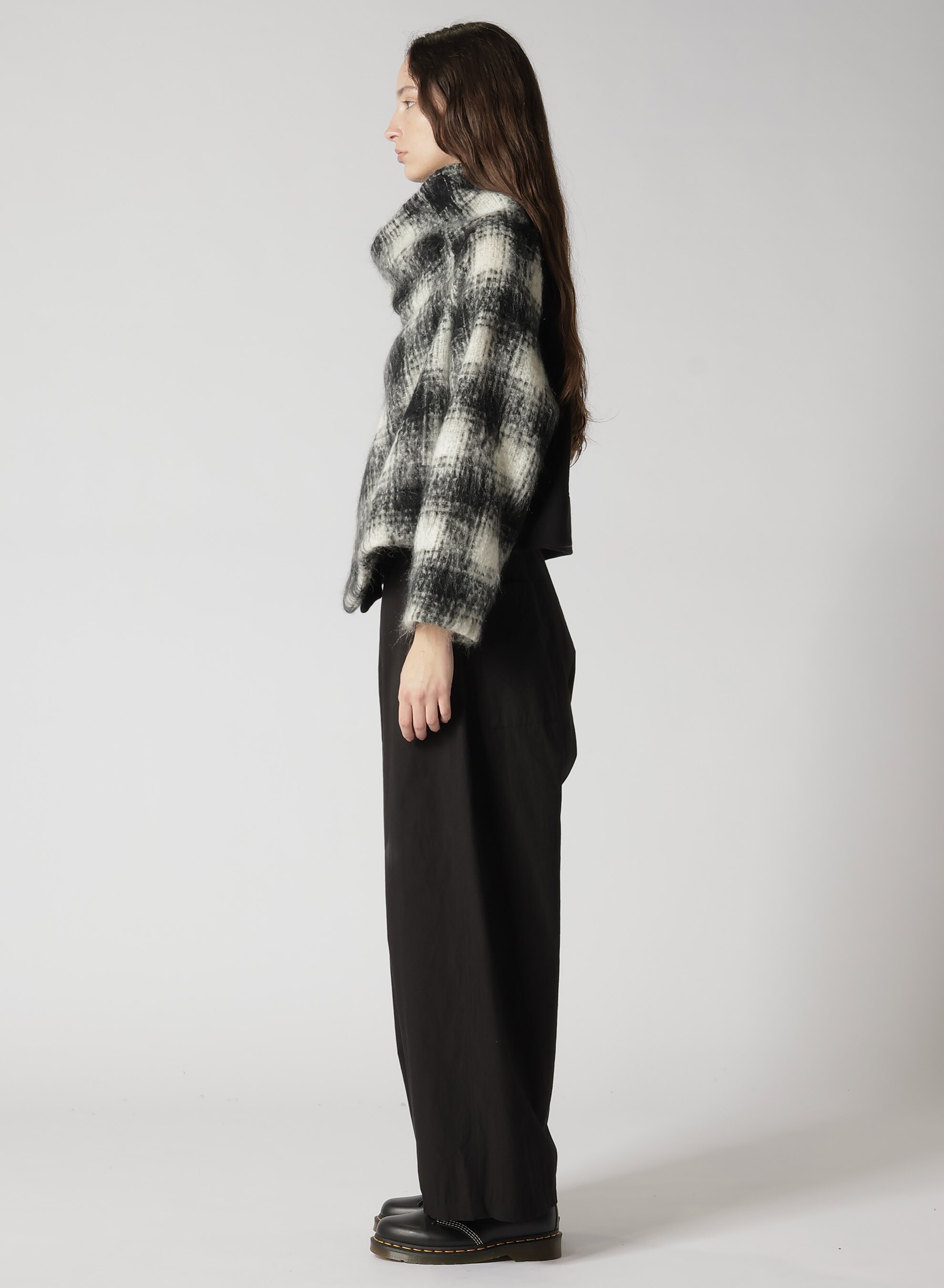 【9/20 12:00(JST) Release】COTTON×WOOL MOHAIR PLAID JACKET