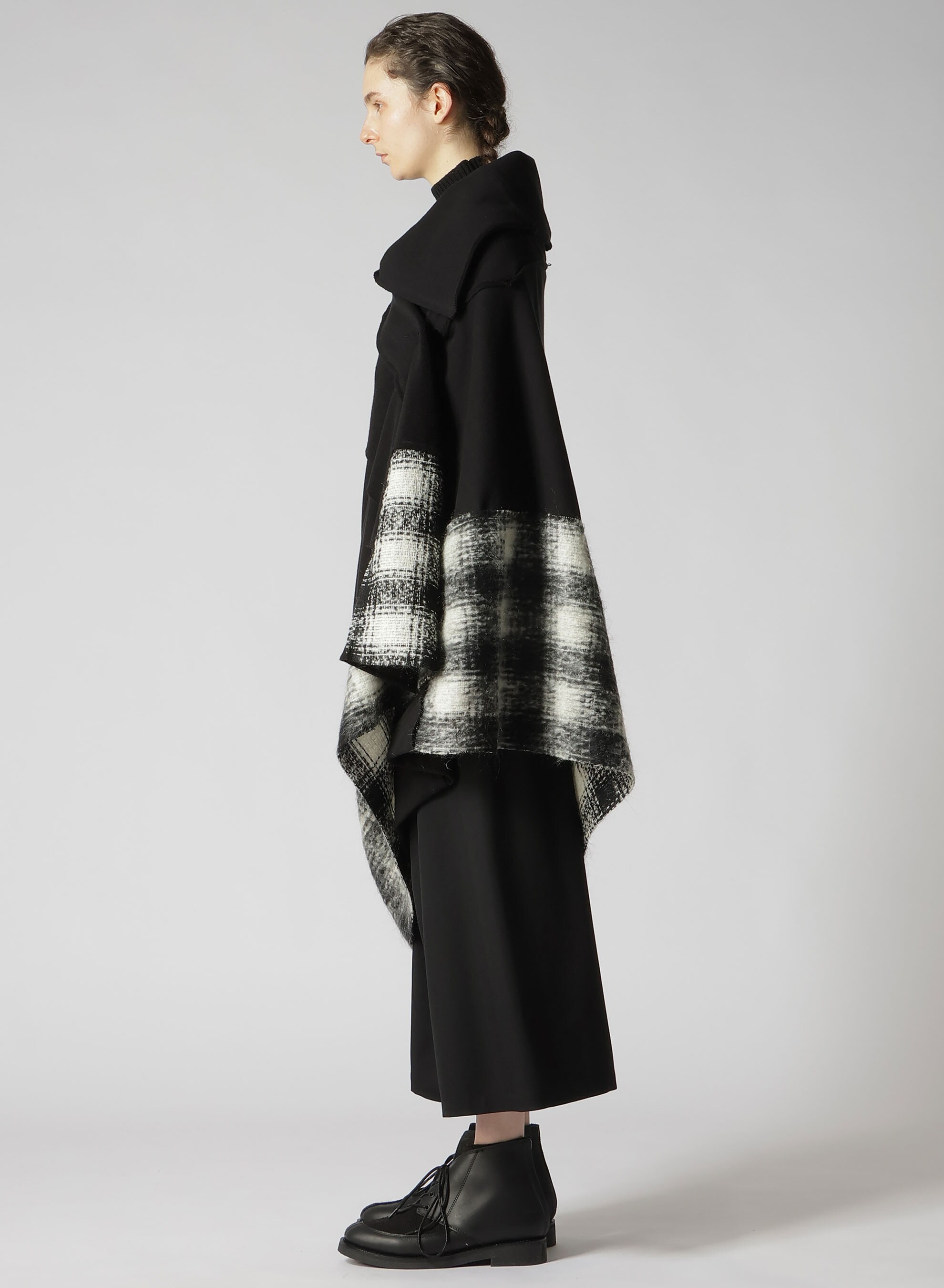 【9/20 12:00(JST) Release】COTTON×WOOL MOHAIR PLAID CARDIGAN