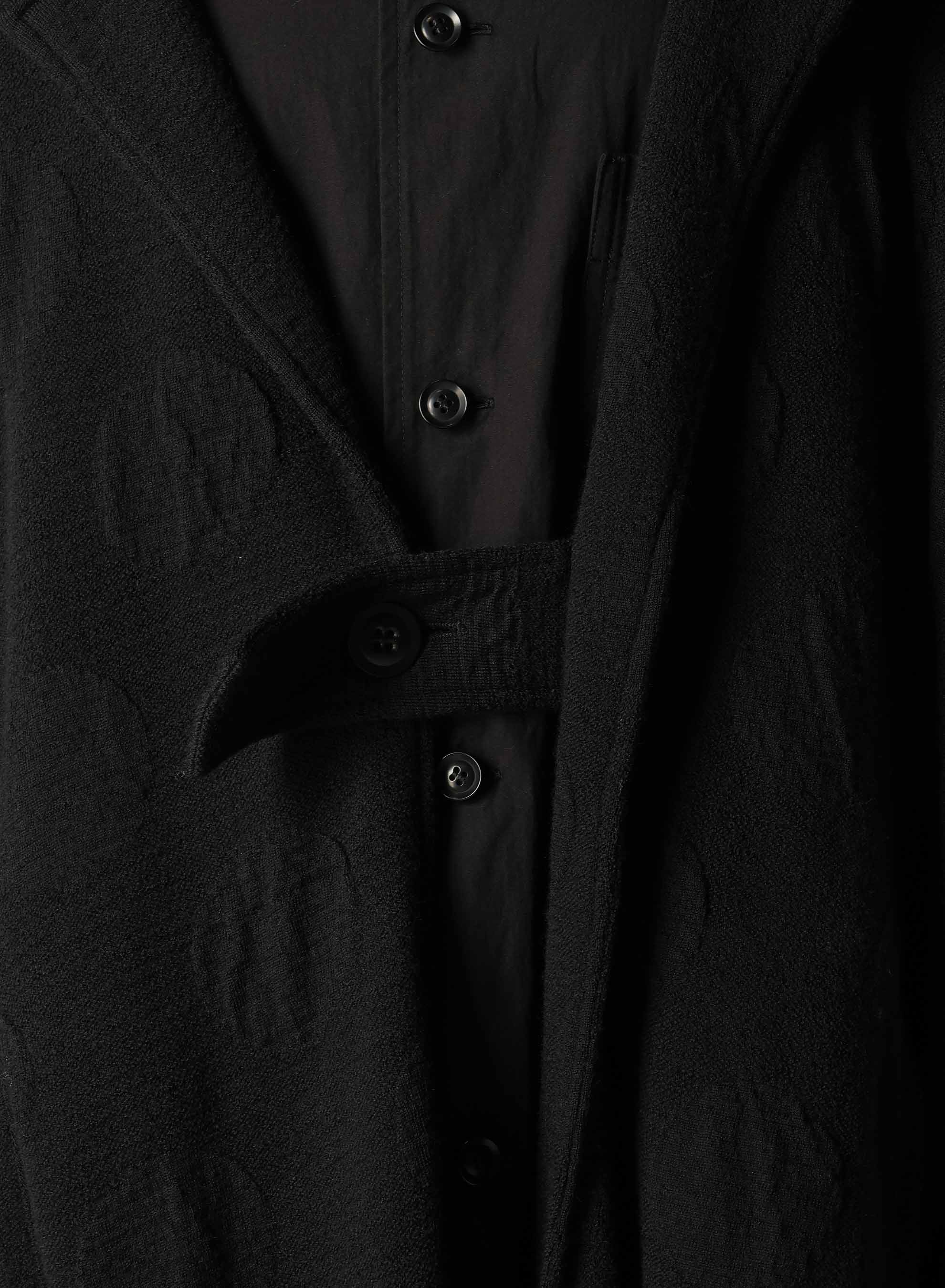 【9/20 12:00(JST) Release】DOTS JACQUARD SINGLE BUTTON SQUARE COAT