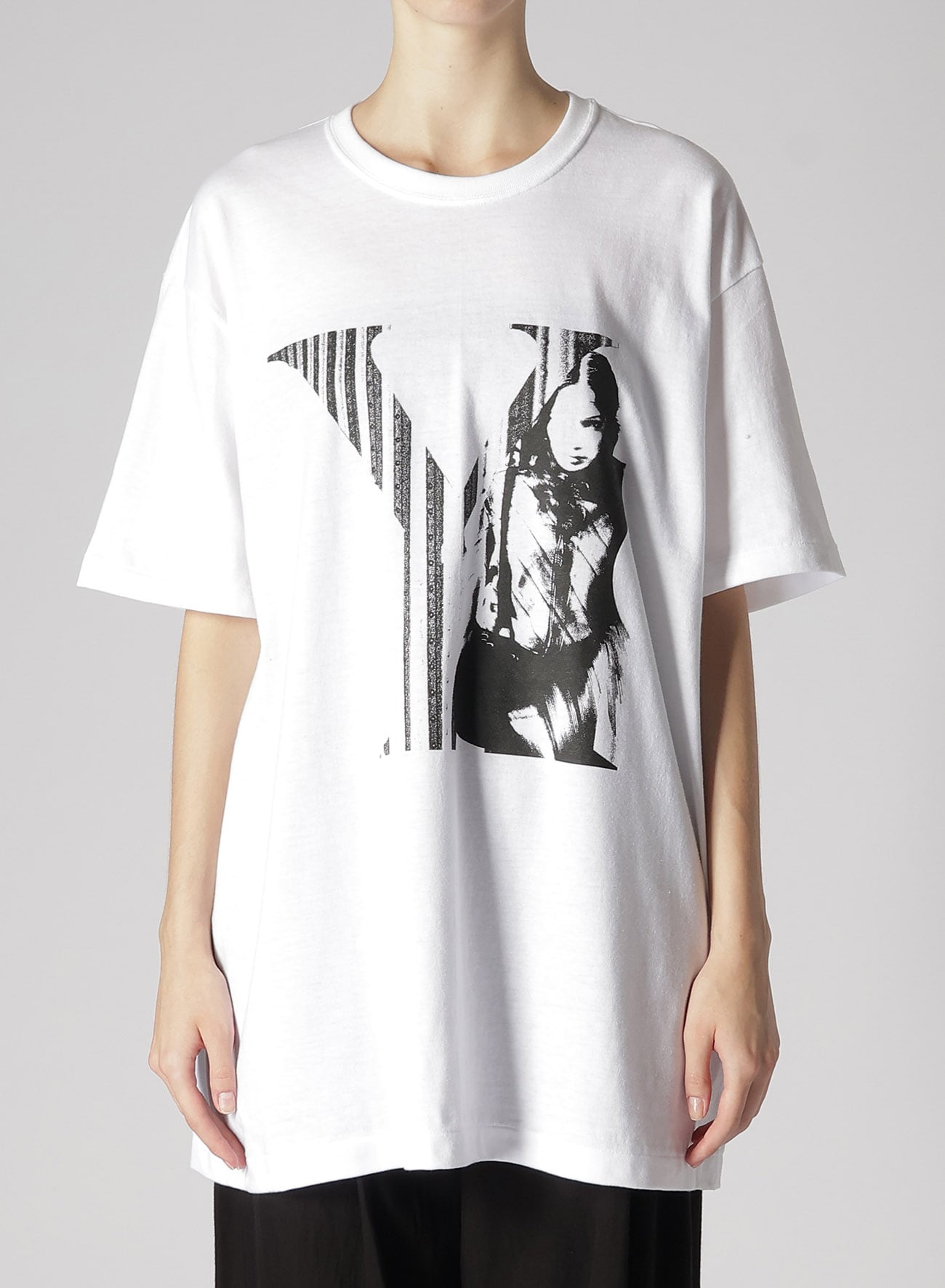 [Y's x MAX VADUKUL]PICTURE PIGMENT SHORT SLEEVE T-SHIRTS