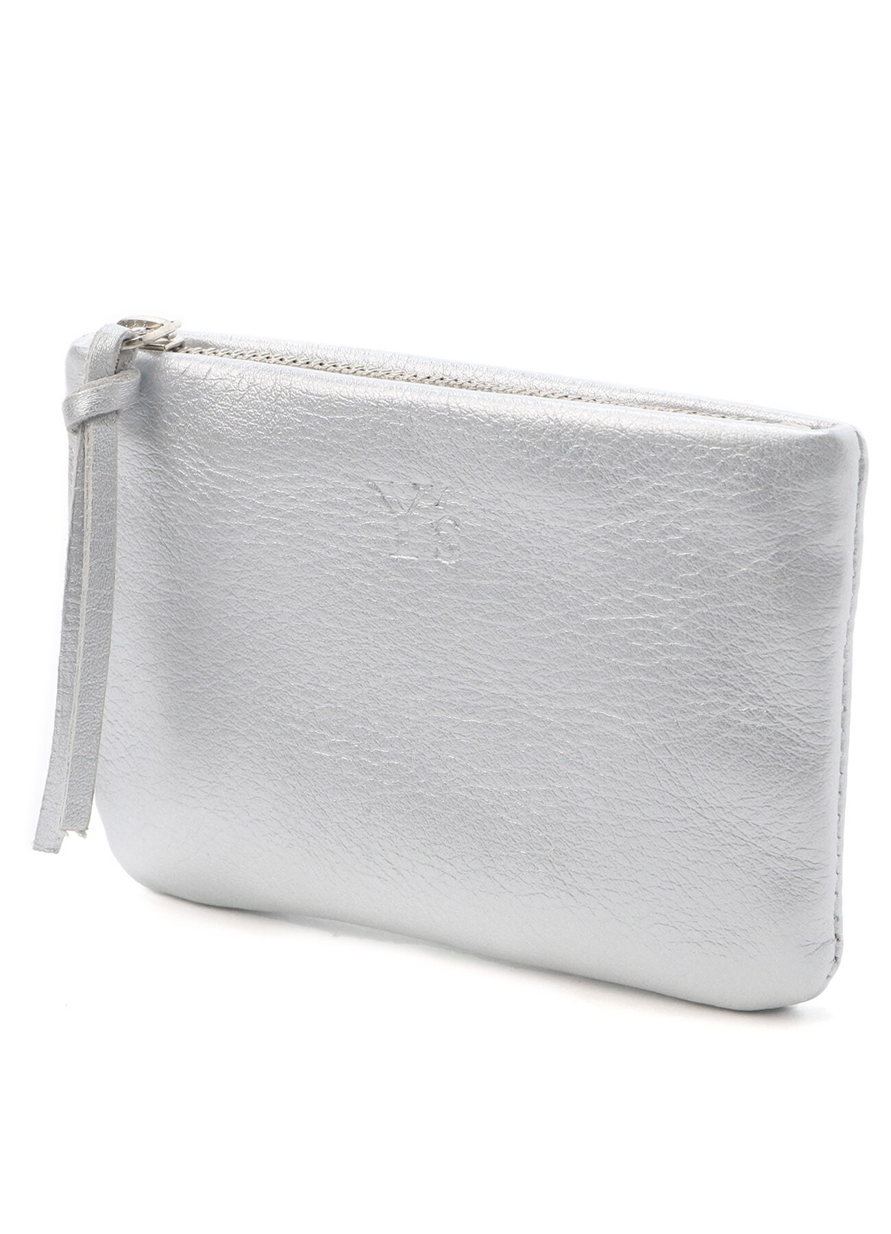 SOFT COLOR LEATHER FASTENER POUCH S