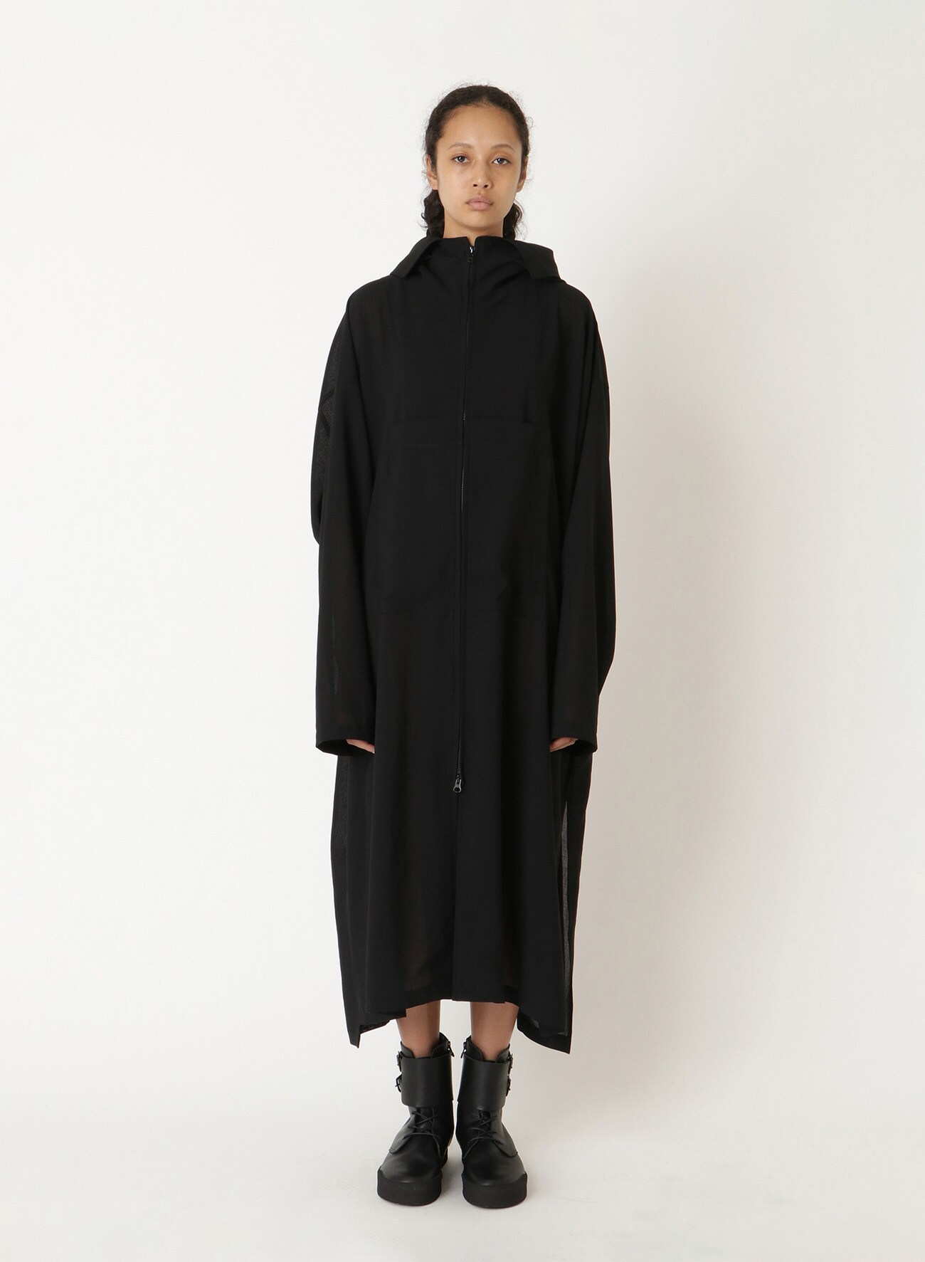 Pe/ STRONG TWISTED CLOTH ANORAK COAT