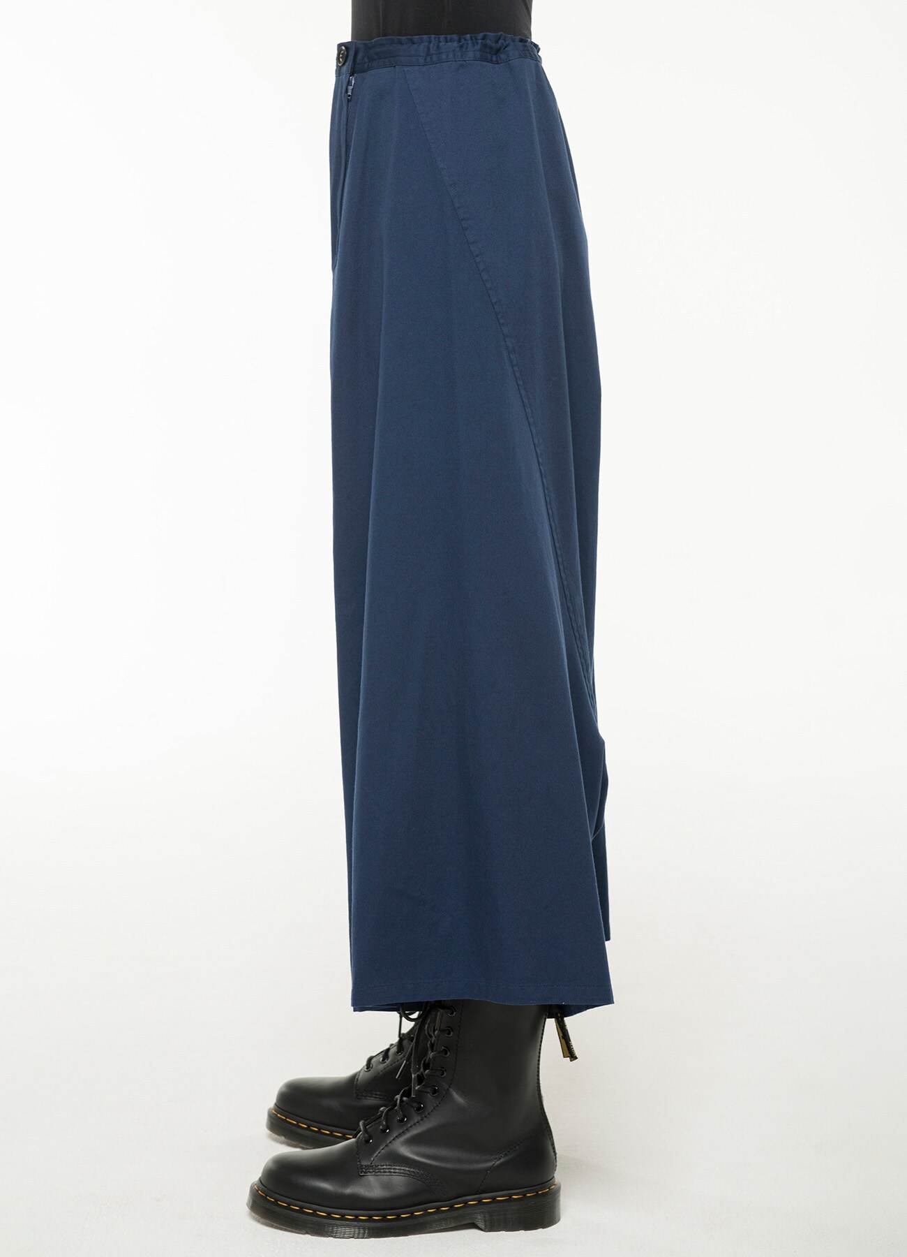[Y's BORN PRODUCT]TWILL WAIST LACE SAROUEL PANTS