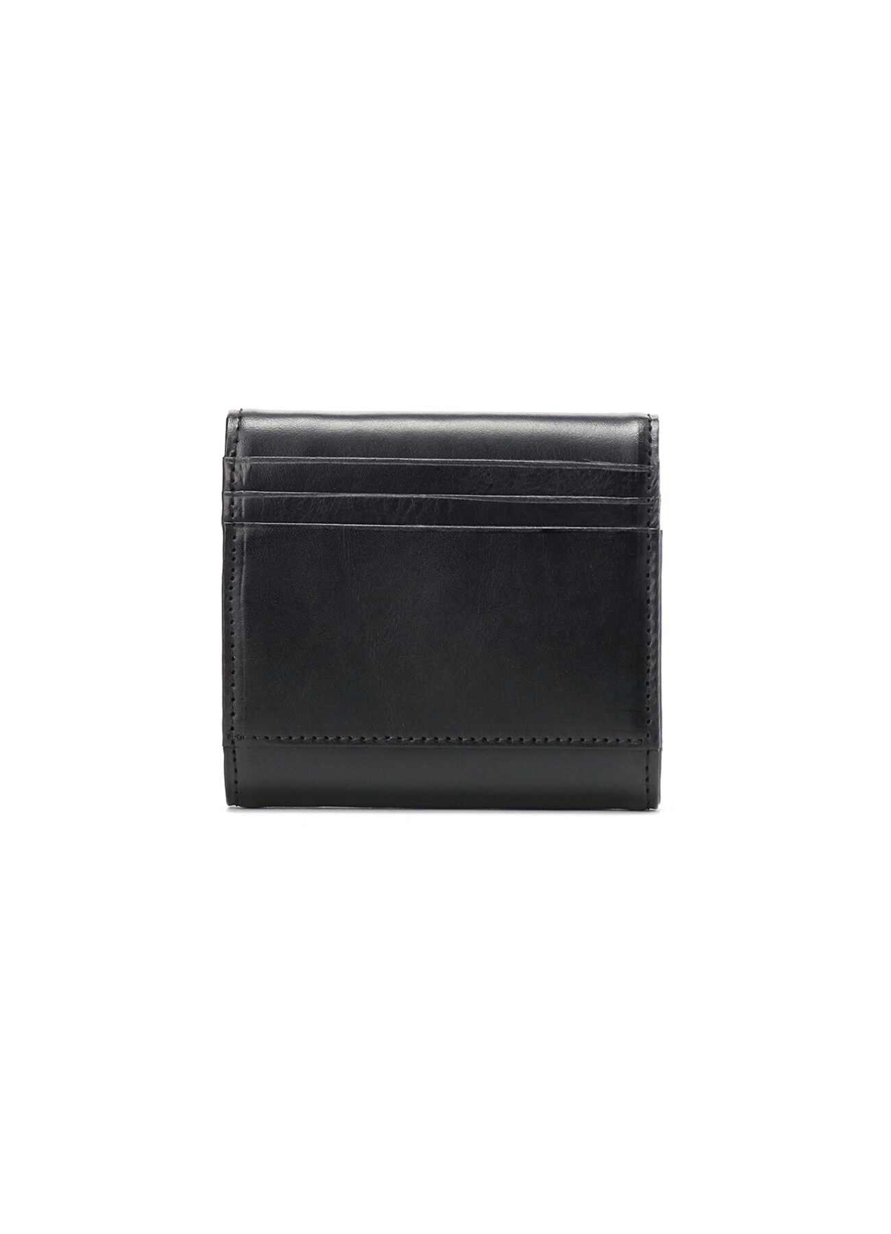 SMOOTH LEATHER MINI FOLDED CLAPS WALLET