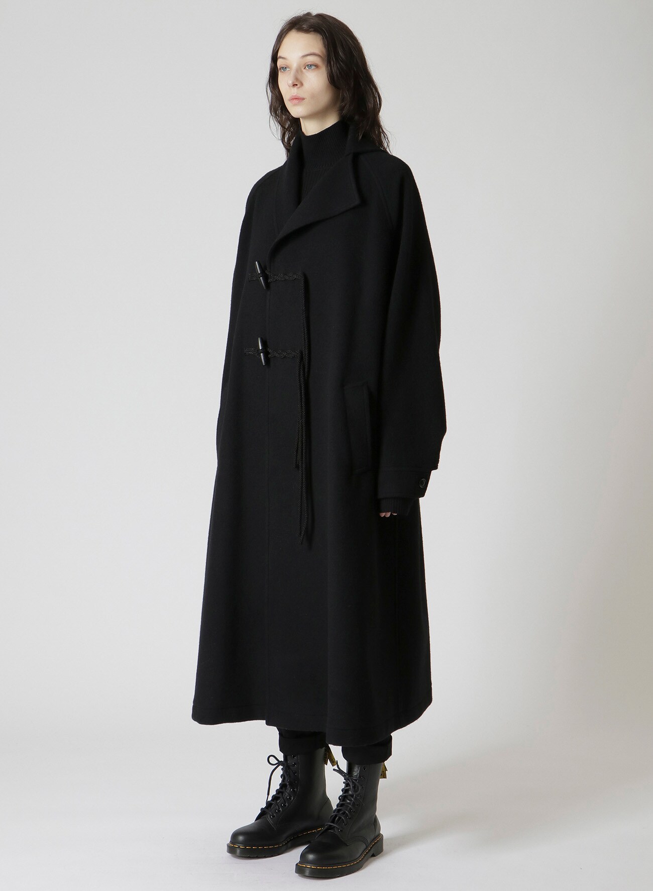 WOOL MOSSER TOGGLE BUTTON LONG COAT