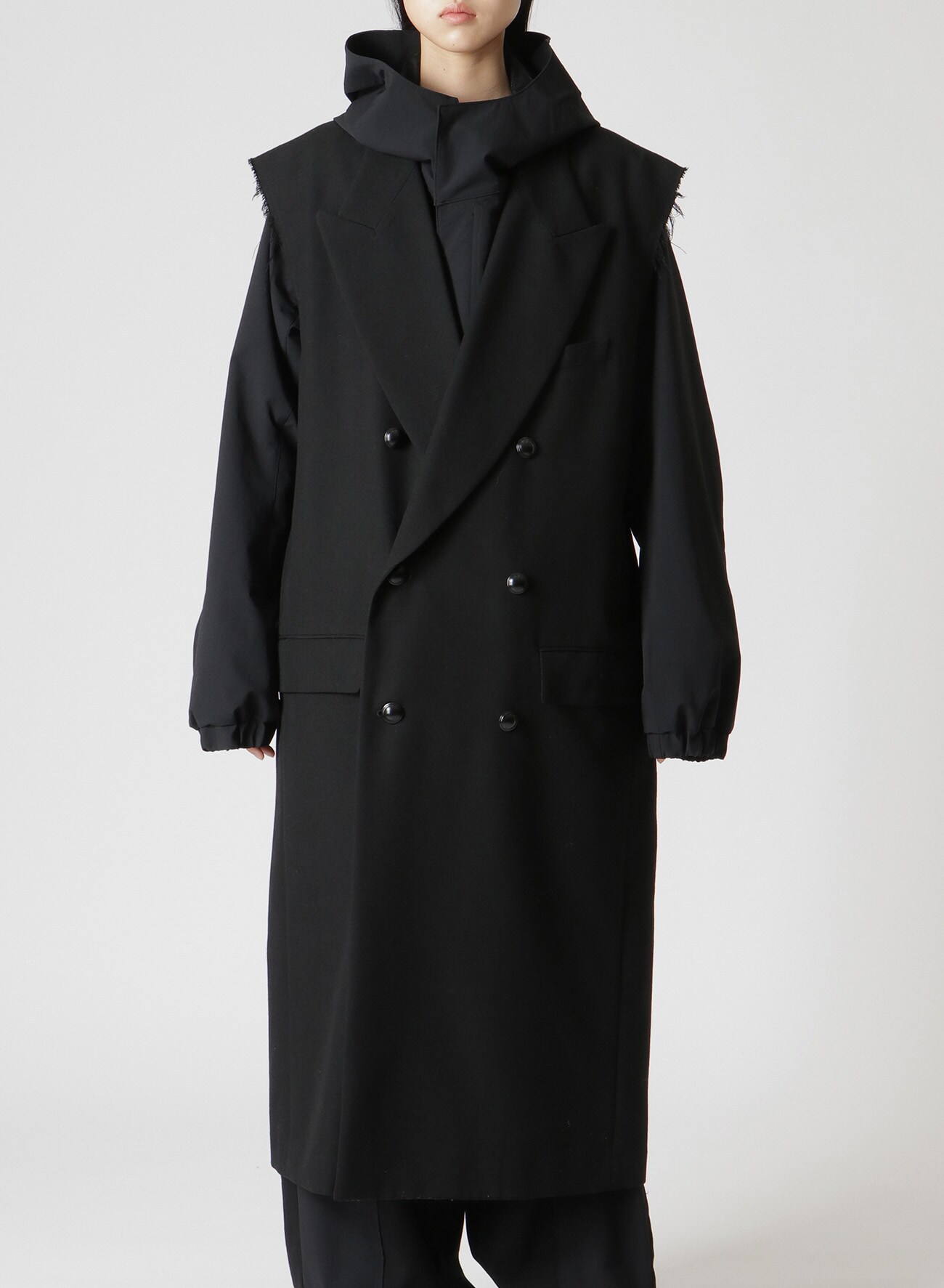 OLD ARMY SERGE DOUBLE LAYERED TAILORED COAT