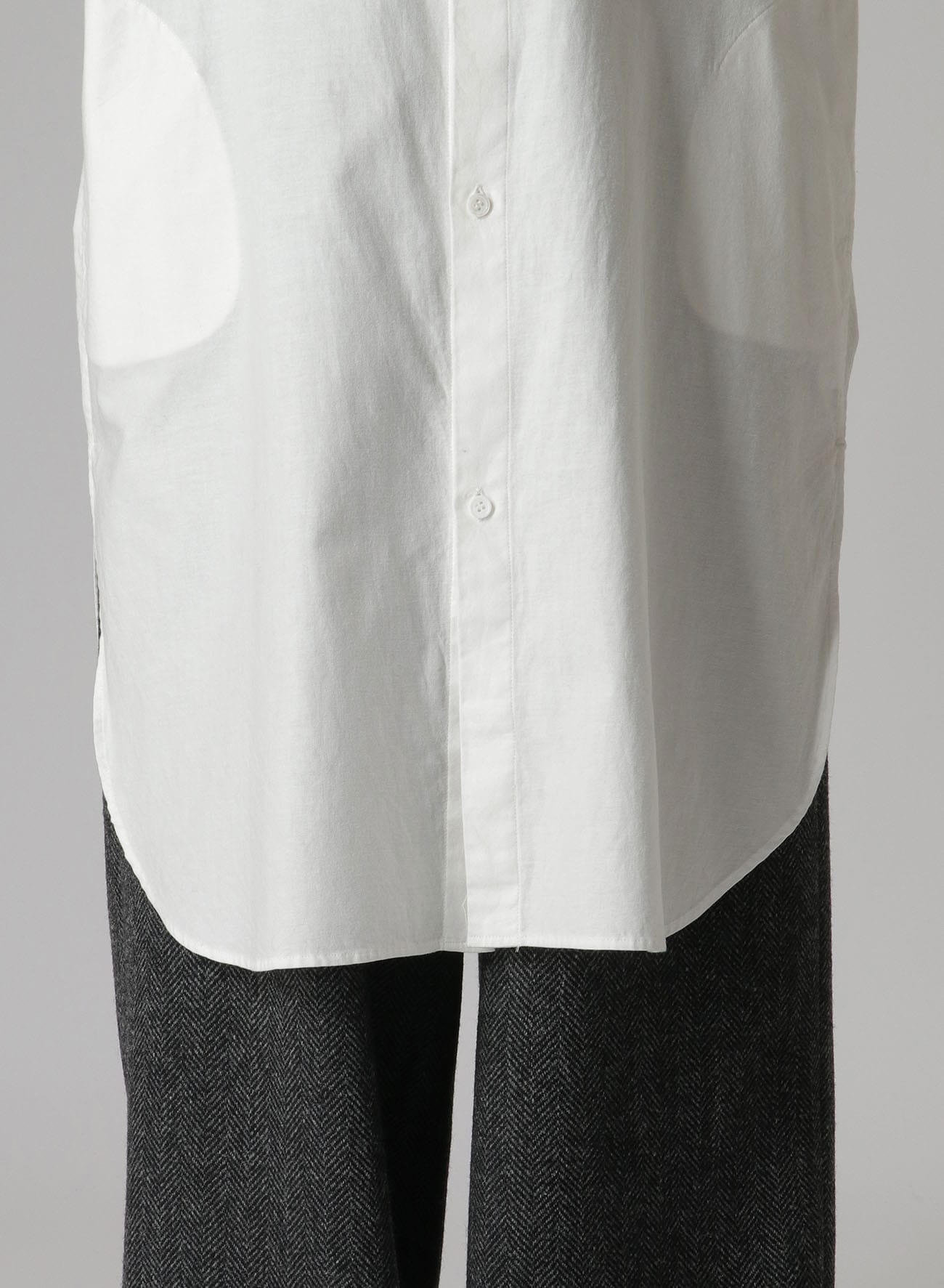 [Y's BORN PRODUCT]COTTON THIN TWILL OUTER SHIRT DRESS