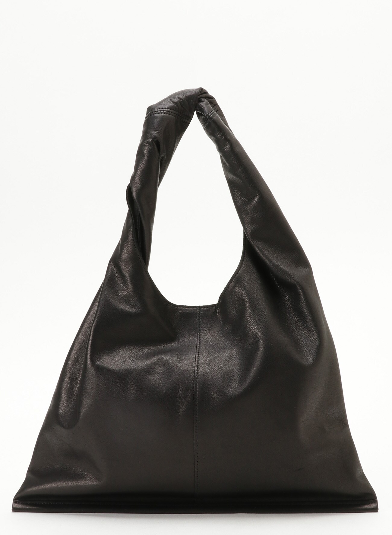 SOFT OIL LEATHER TWISTED TOTE S