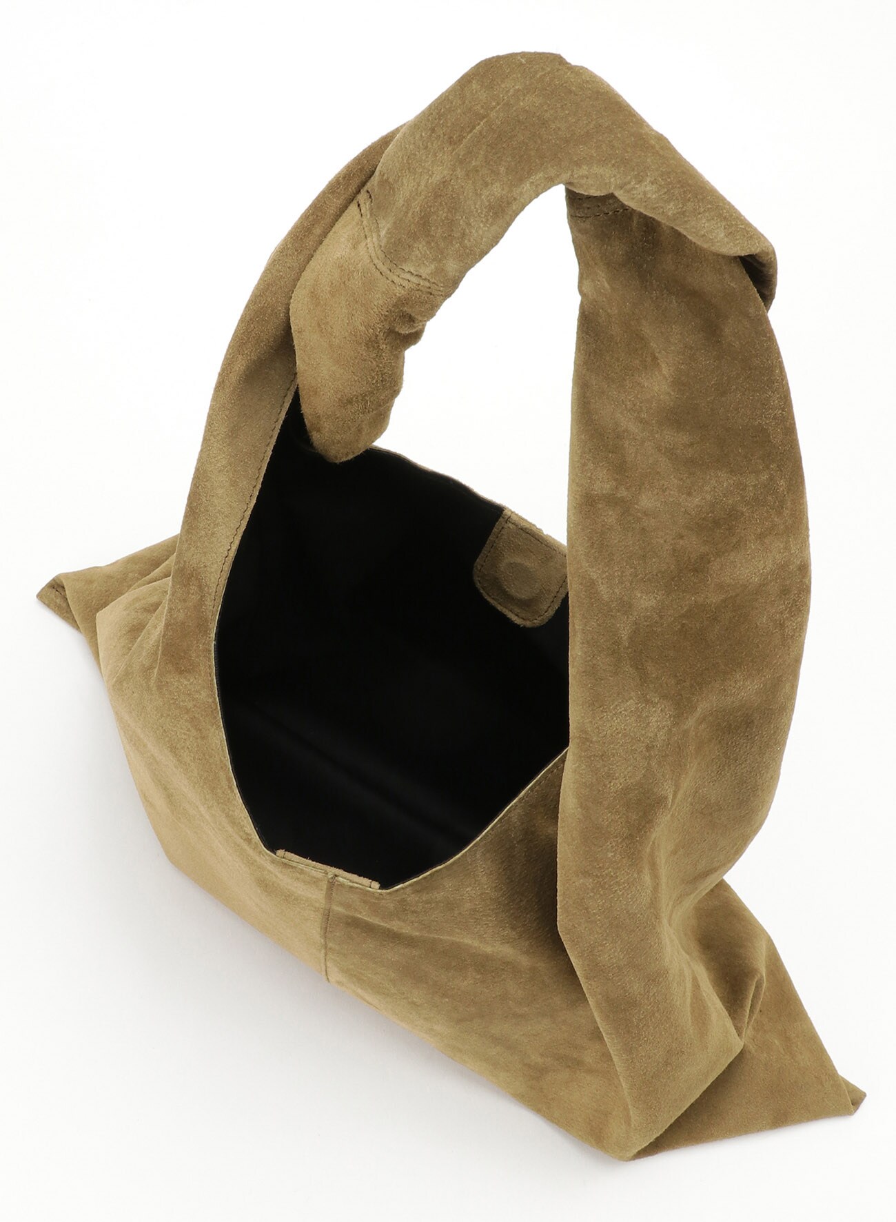 PIG LEATHER TWISTED TOTE S
