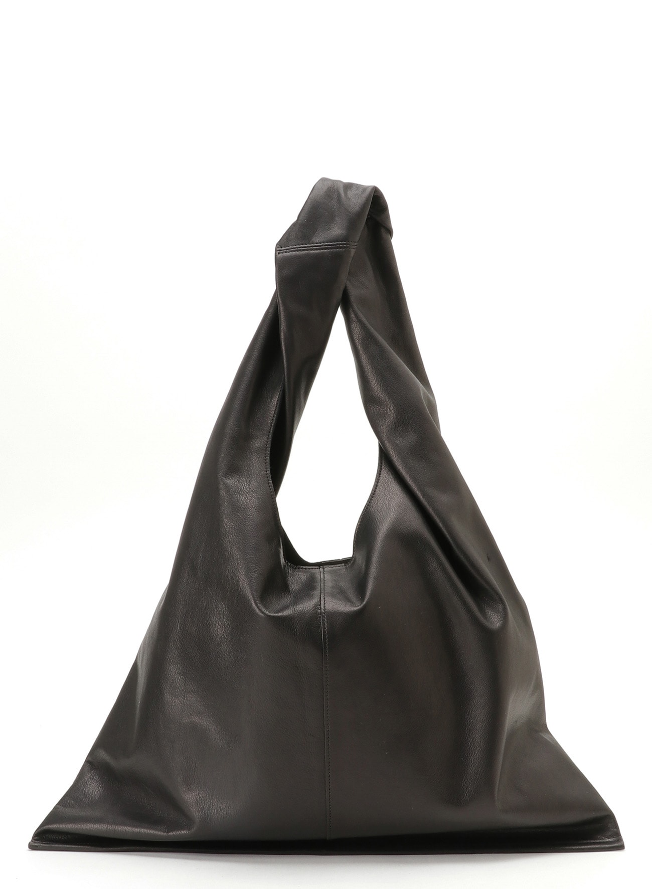 SOFT OIL LEATHER TWISTED TOTE L
