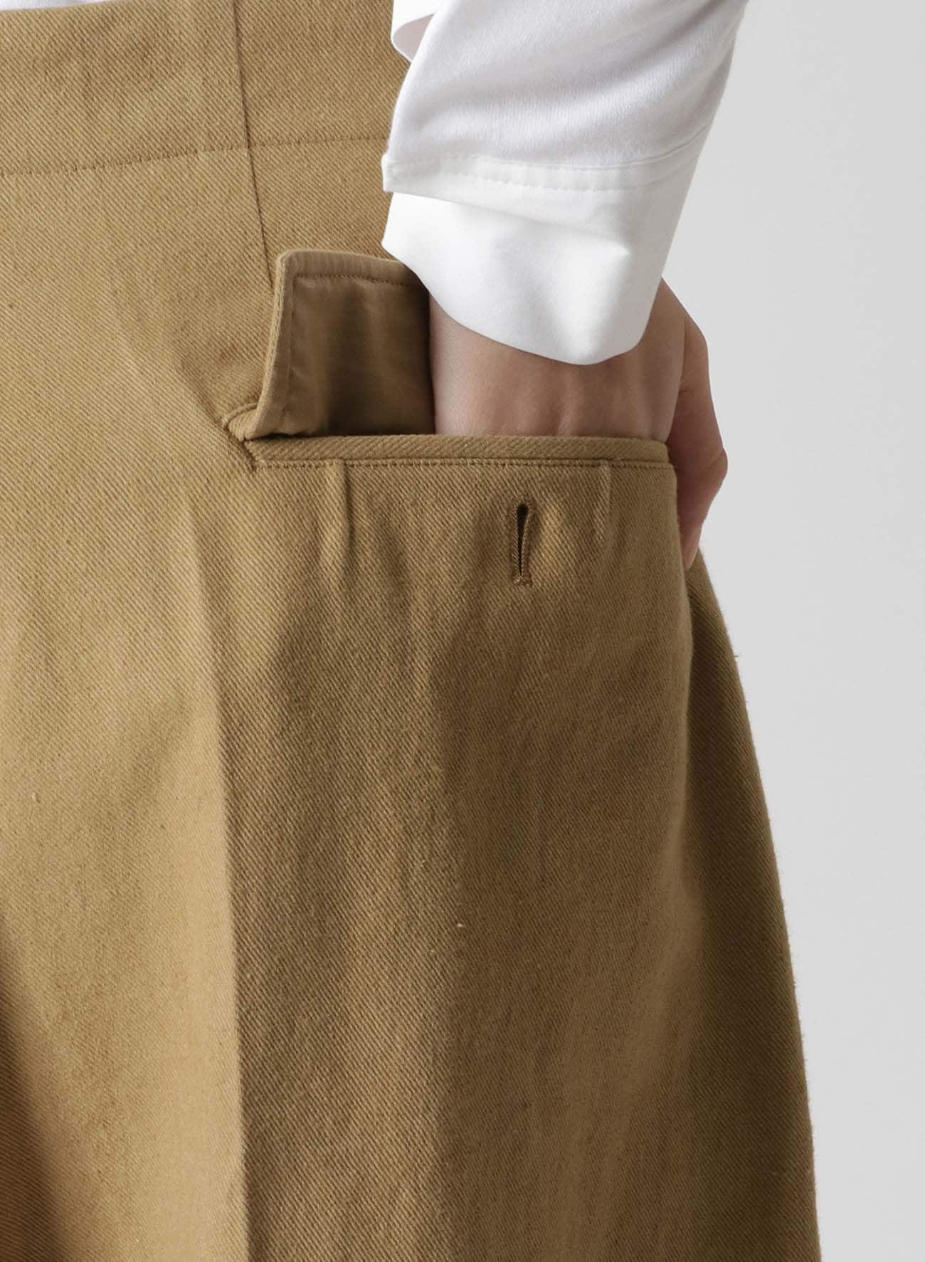 COTTON LINEN SUNDRIED WASHER CUT OF PANTS