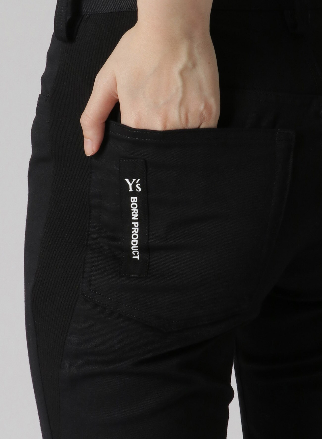 [Y's BORN PRODUCT]COTTON TWILL SKINNY PANTS