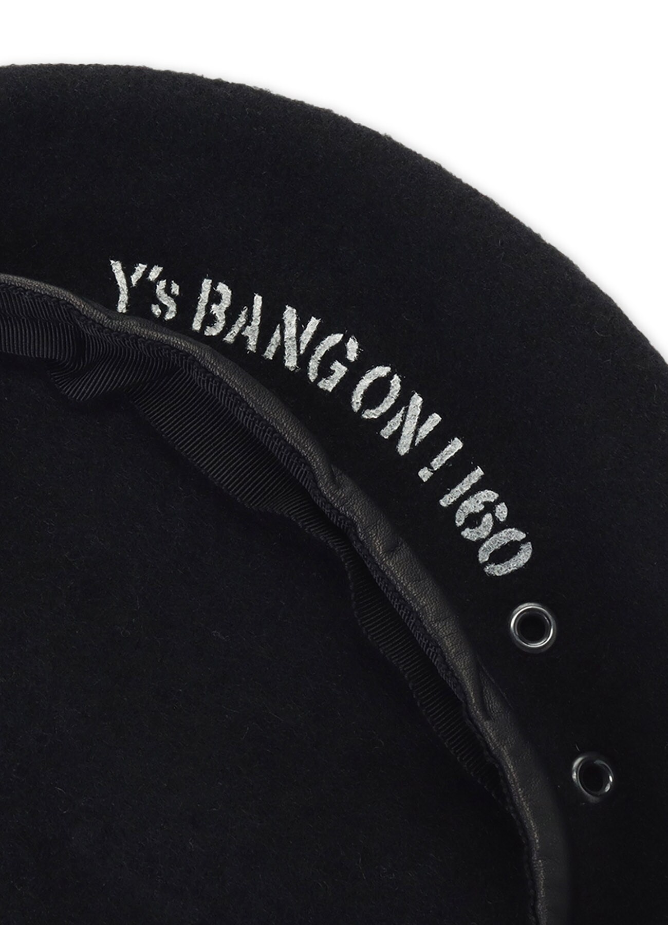 Y's BANG ON!No.160 WOOL MILLED MILITARY BERET