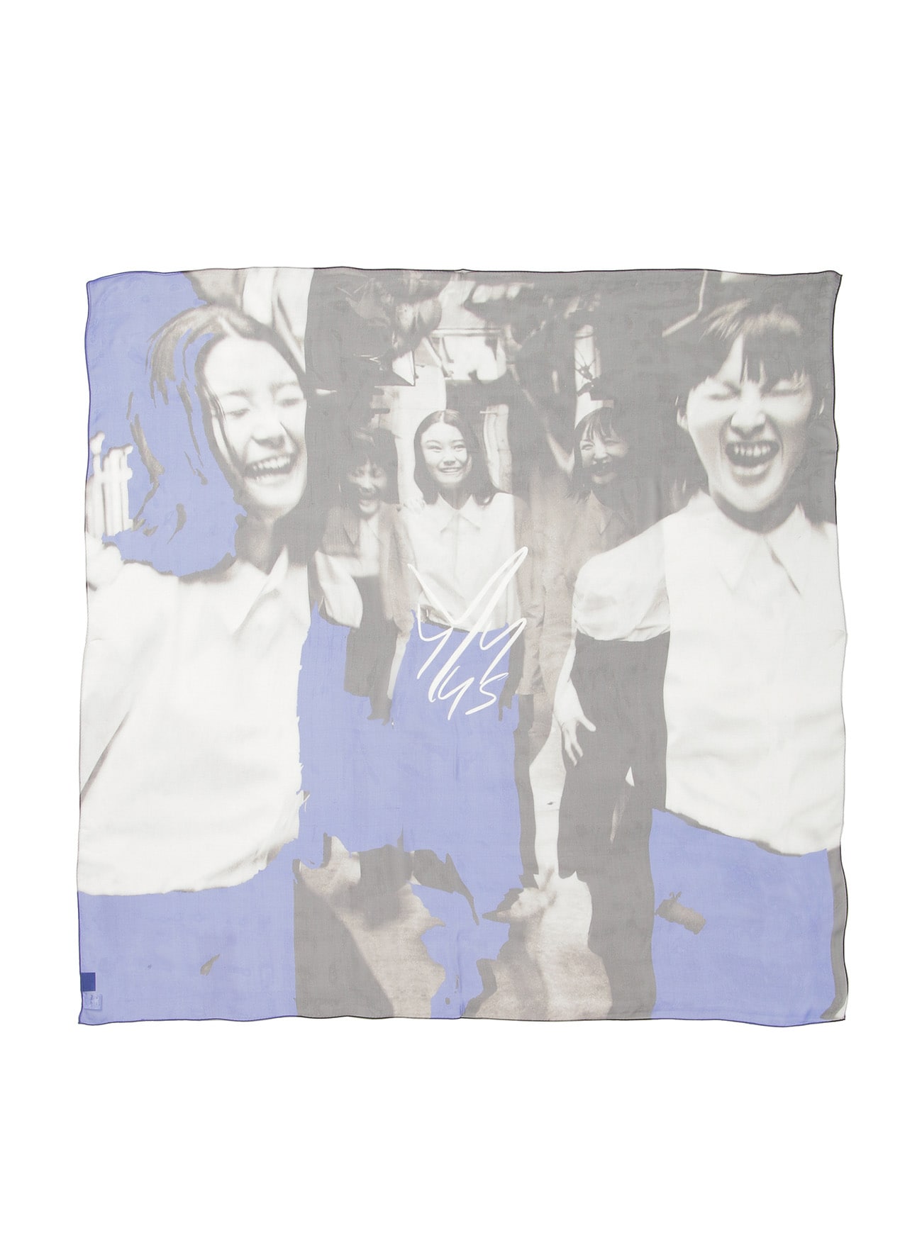 [Y's 1972 - A MOMENT IN Y's WITH MAX VADUKUL]SILK CHIFFON SCARF