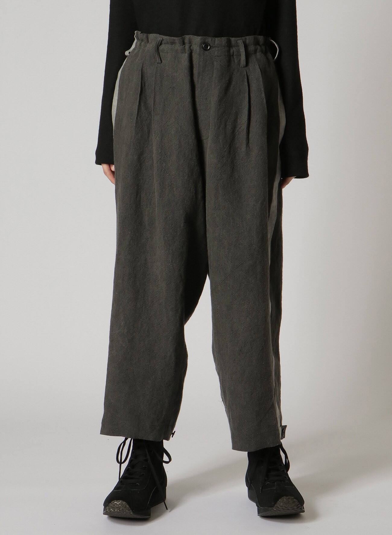 Y's BANG ON!No.086 SUMIZOME TWILL SIDE CHAPTER PANTS