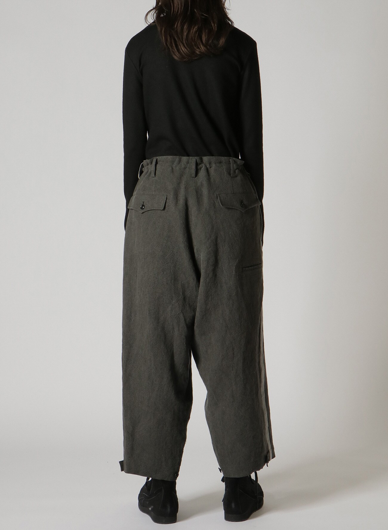Y's BANG ON!No.086 SUMIZOME TWILL SIDE CHAPTER PANTS