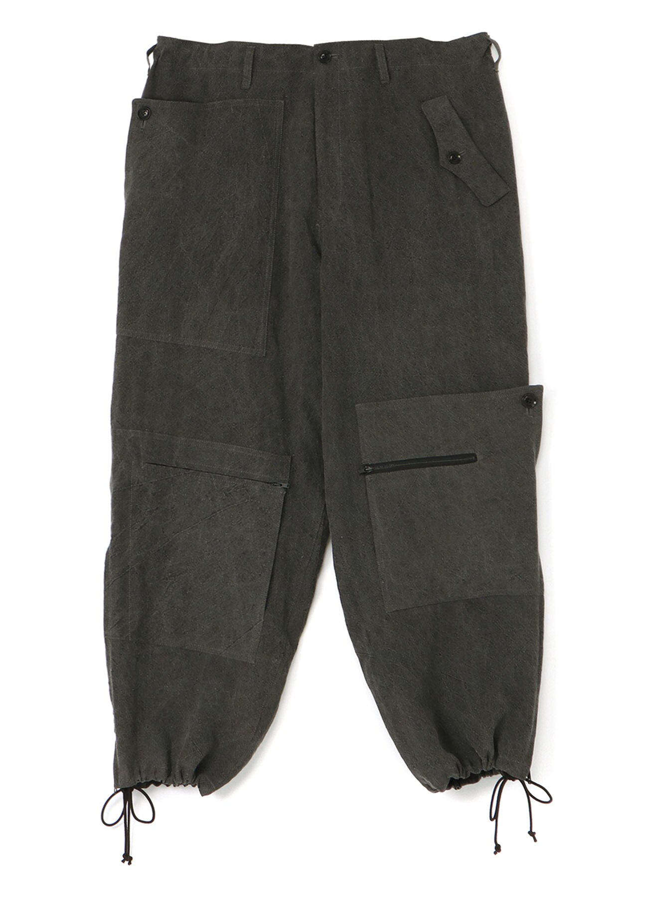Y's BANG ON!No.189 SUMIZOME TWILL PATCH WORK PANTS