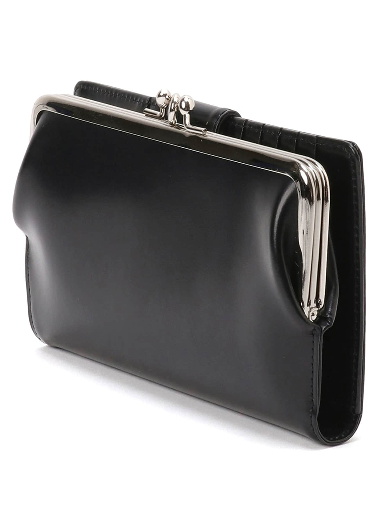 SEMIGLOSS LEATHER CLASP LONG WALLET