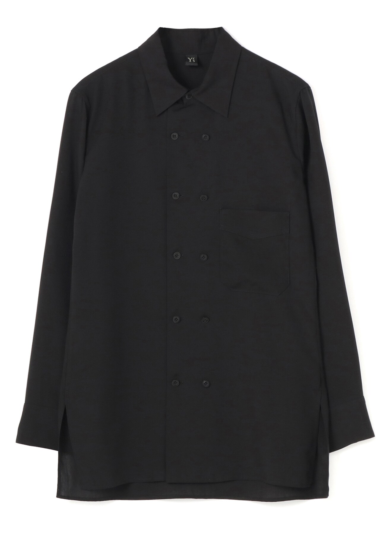 CELLULOSE POPLIN FRONT DOUBLE SHIRT