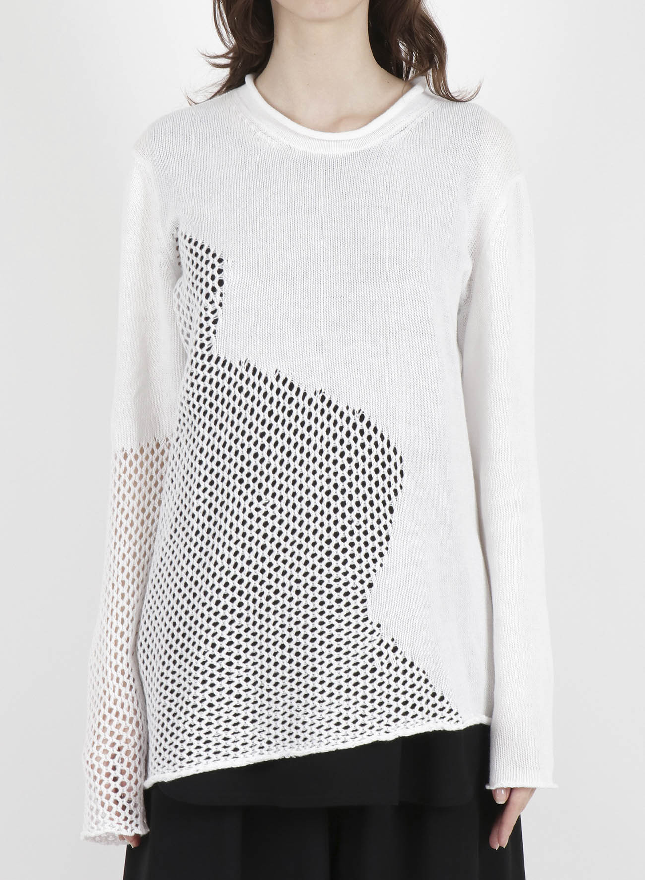 PLAIN STITCH x LACE KNIT(S White): Vintage 1.1｜THE SHOP YOHJI