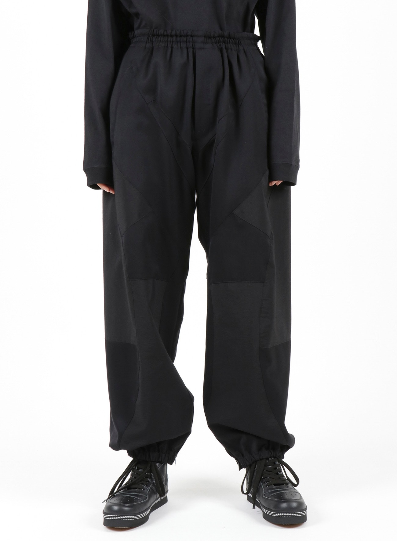 NYLON RAYON POLYESTER TUSSAH STRETCHPATCHED PANTS