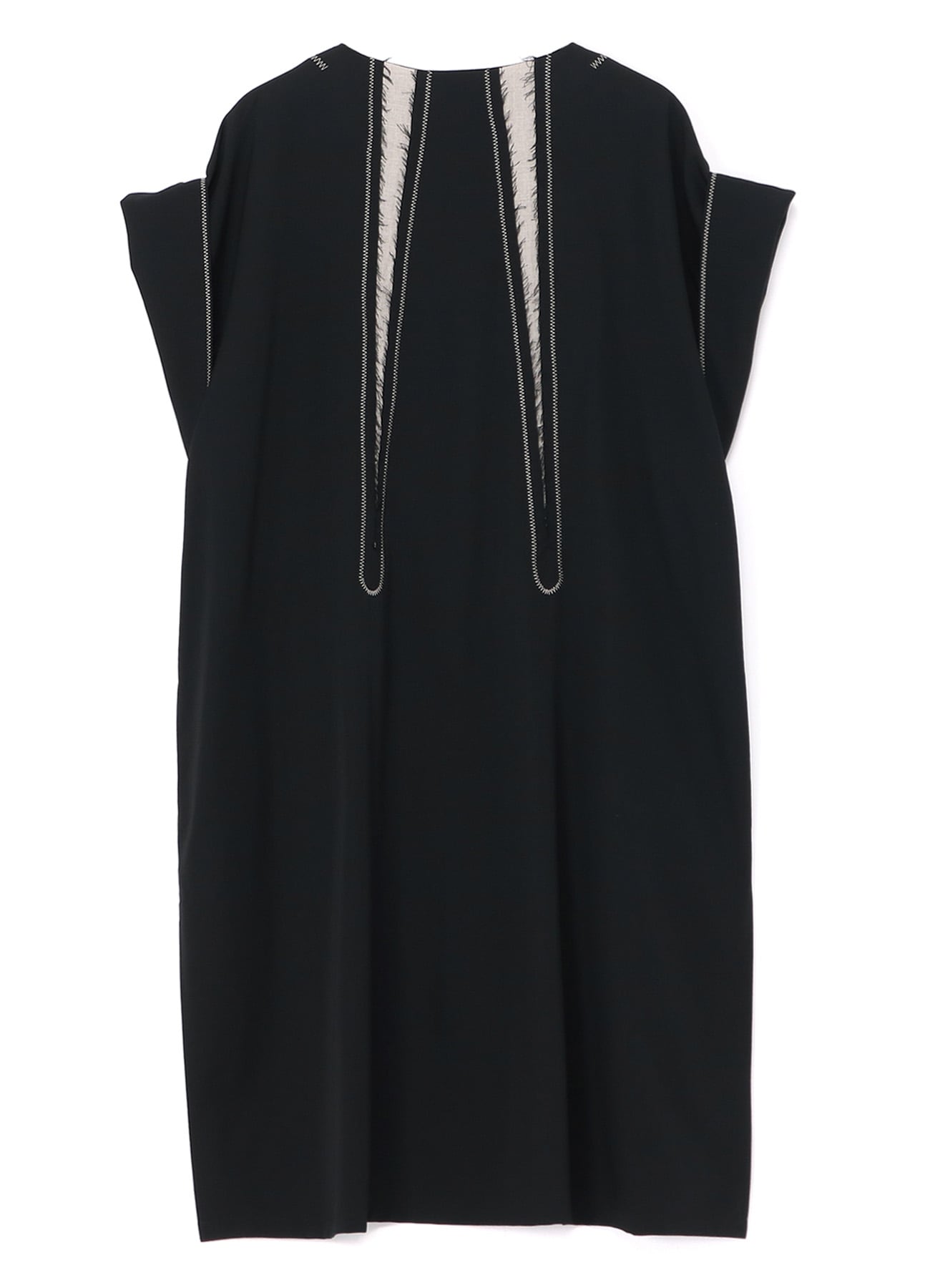 GABARDINE U-BACK EMBEDDED GUSSET DRESS(XS Black): Vintage 1.1｜THE 